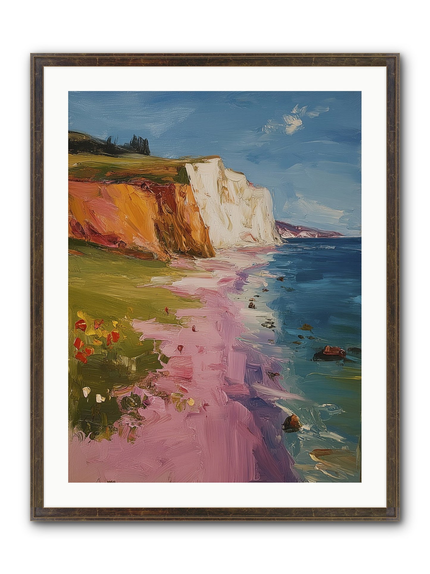 Secret Sanctuary Framed Print - Slimwoods Black/Gold 24x32