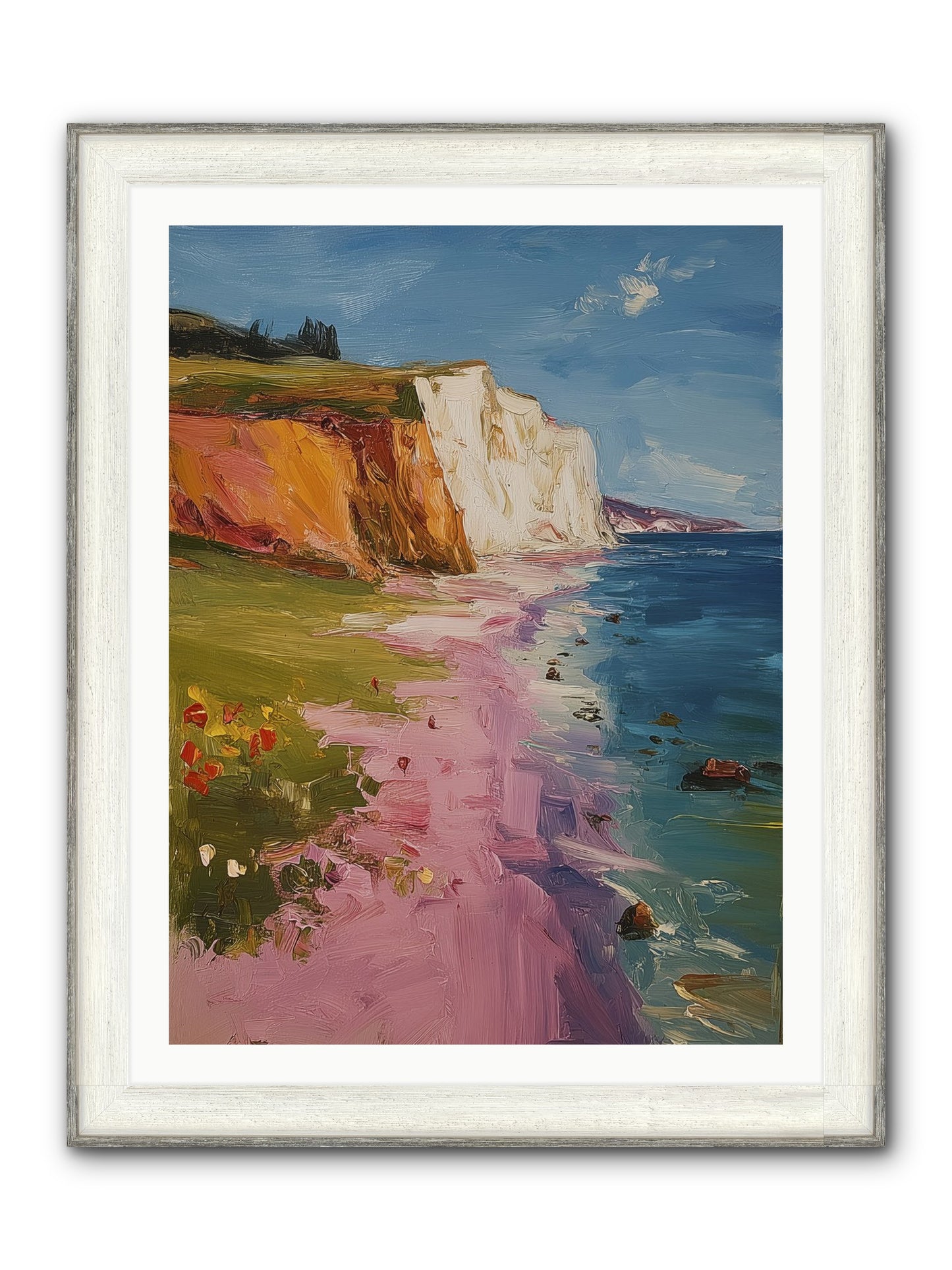 Secret Sanctuary Framed Print - Driftwood White 30x40