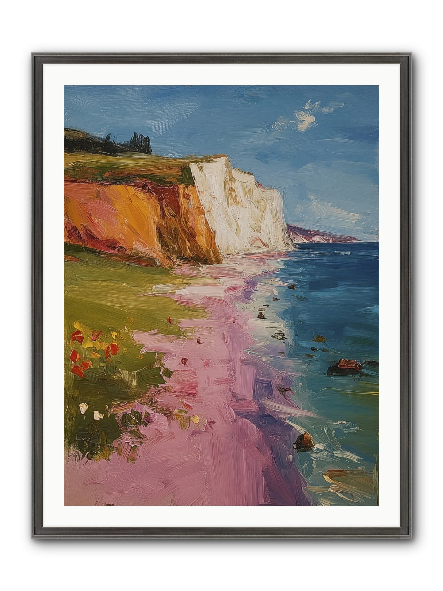 Secret Sanctuary Framed Print - Slimwoods Black/Silver 30x40