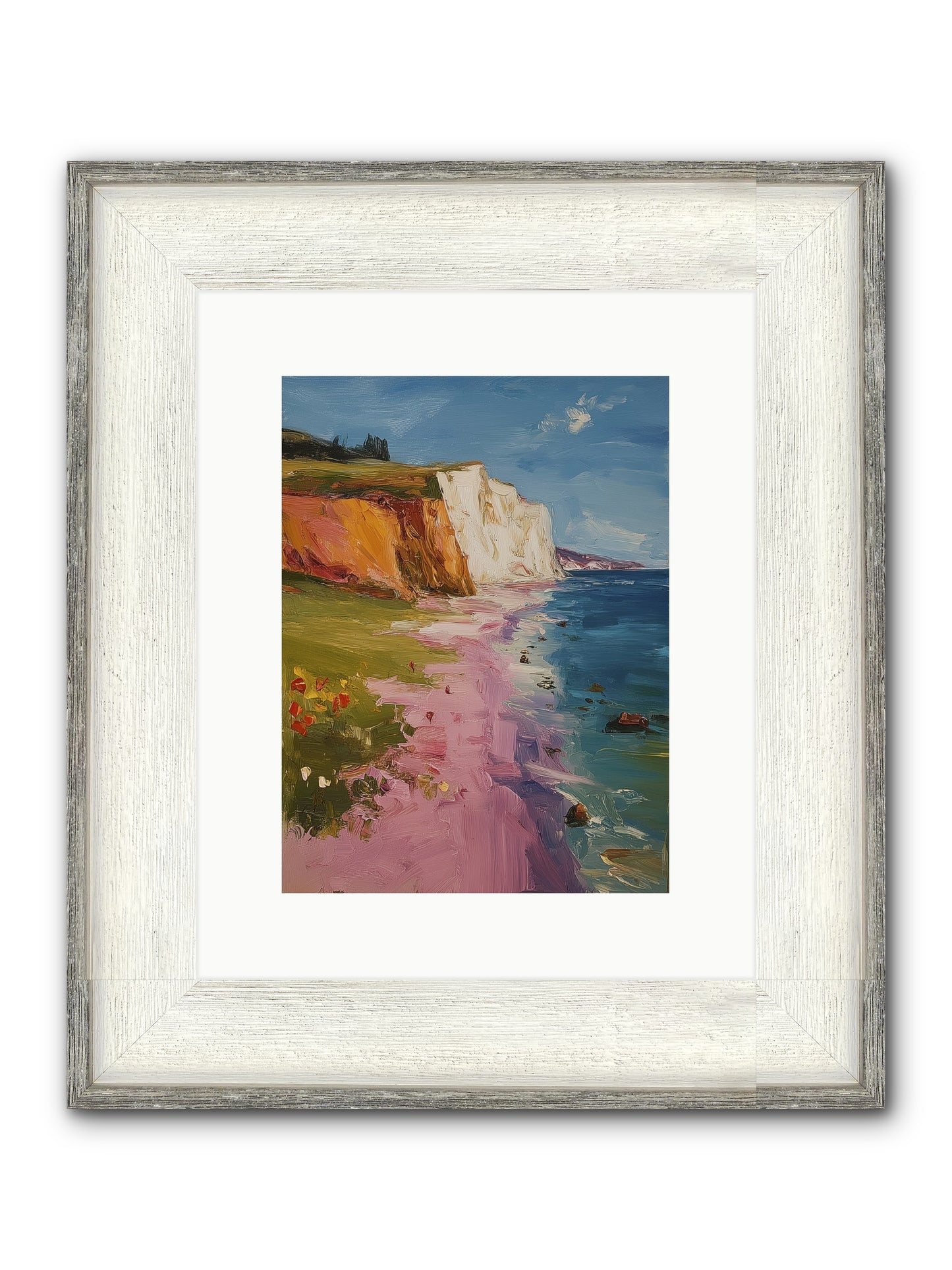 Secret Sanctuary Framed Print - Driftwood White 9x12