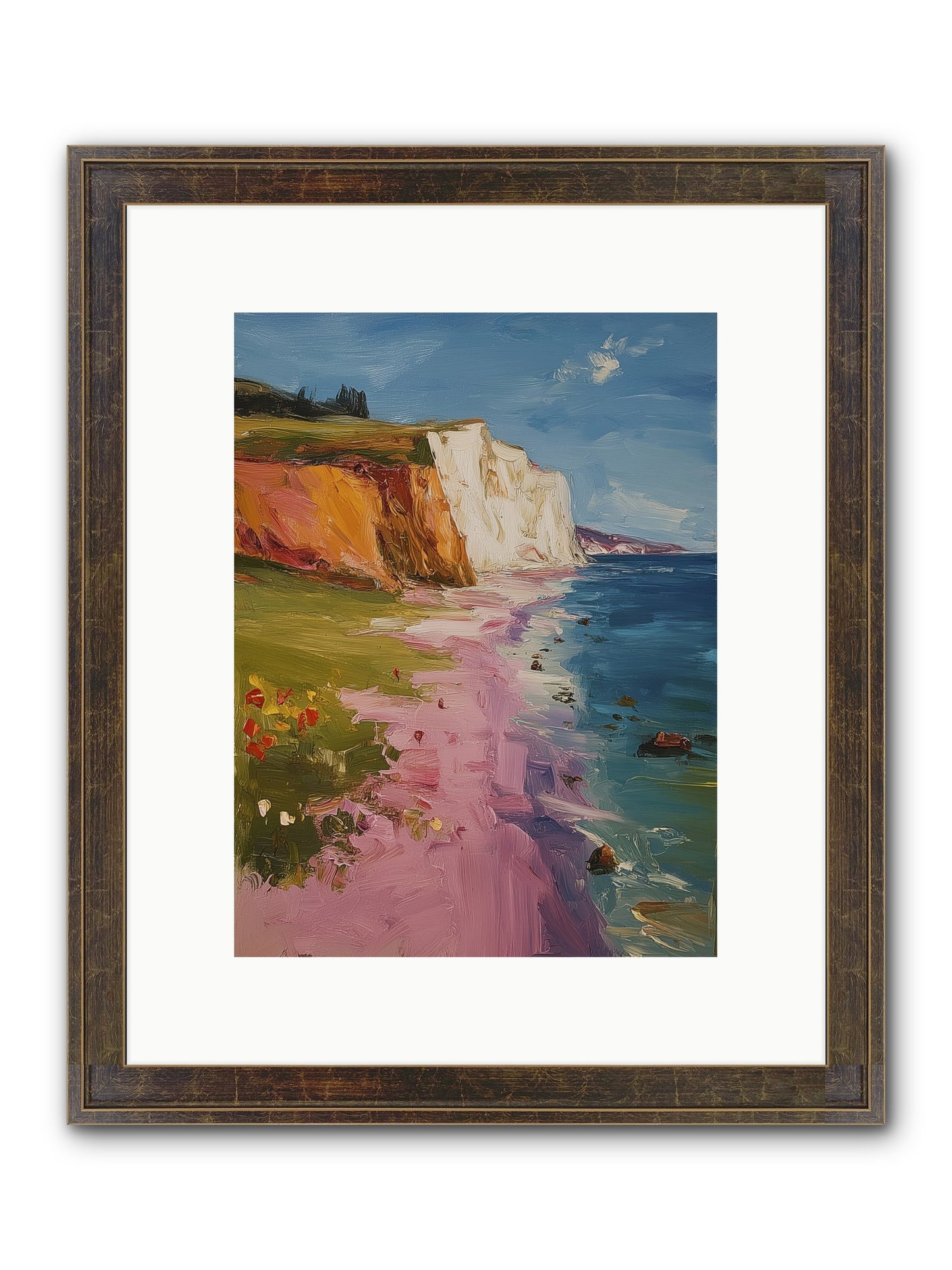 Secret Sanctuary Framed Print - Slimwoods Black/Gold 9x12