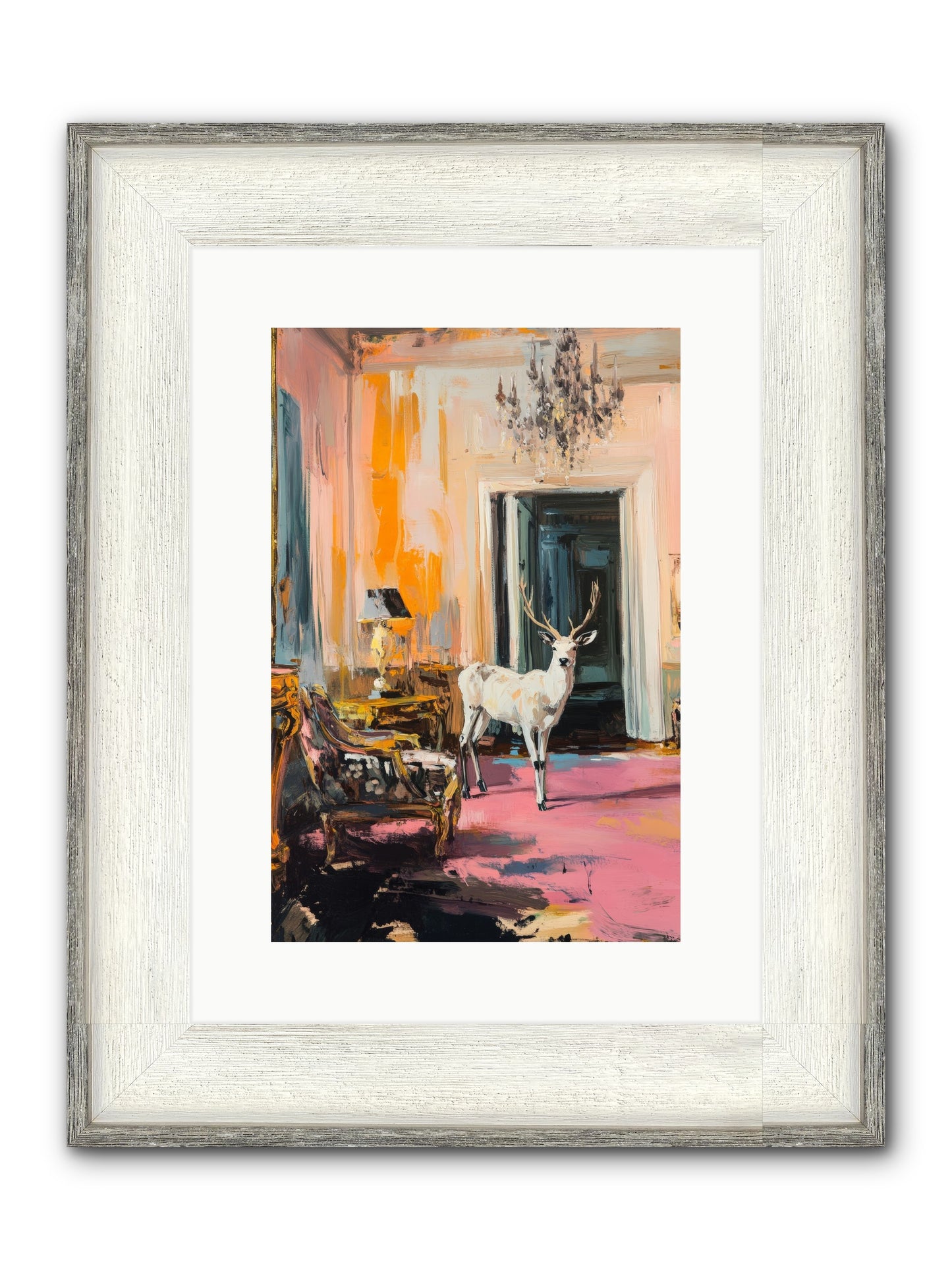 Secrets From The Captain's Quarters Framed Print - Driftwood White 10x15