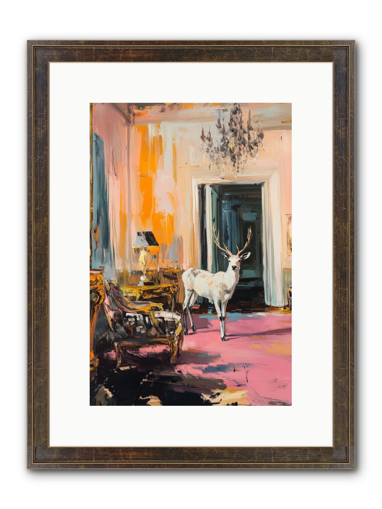 Secrets From The Captain's Quarters Framed Print - Slimwoods Black/Gold 10x15