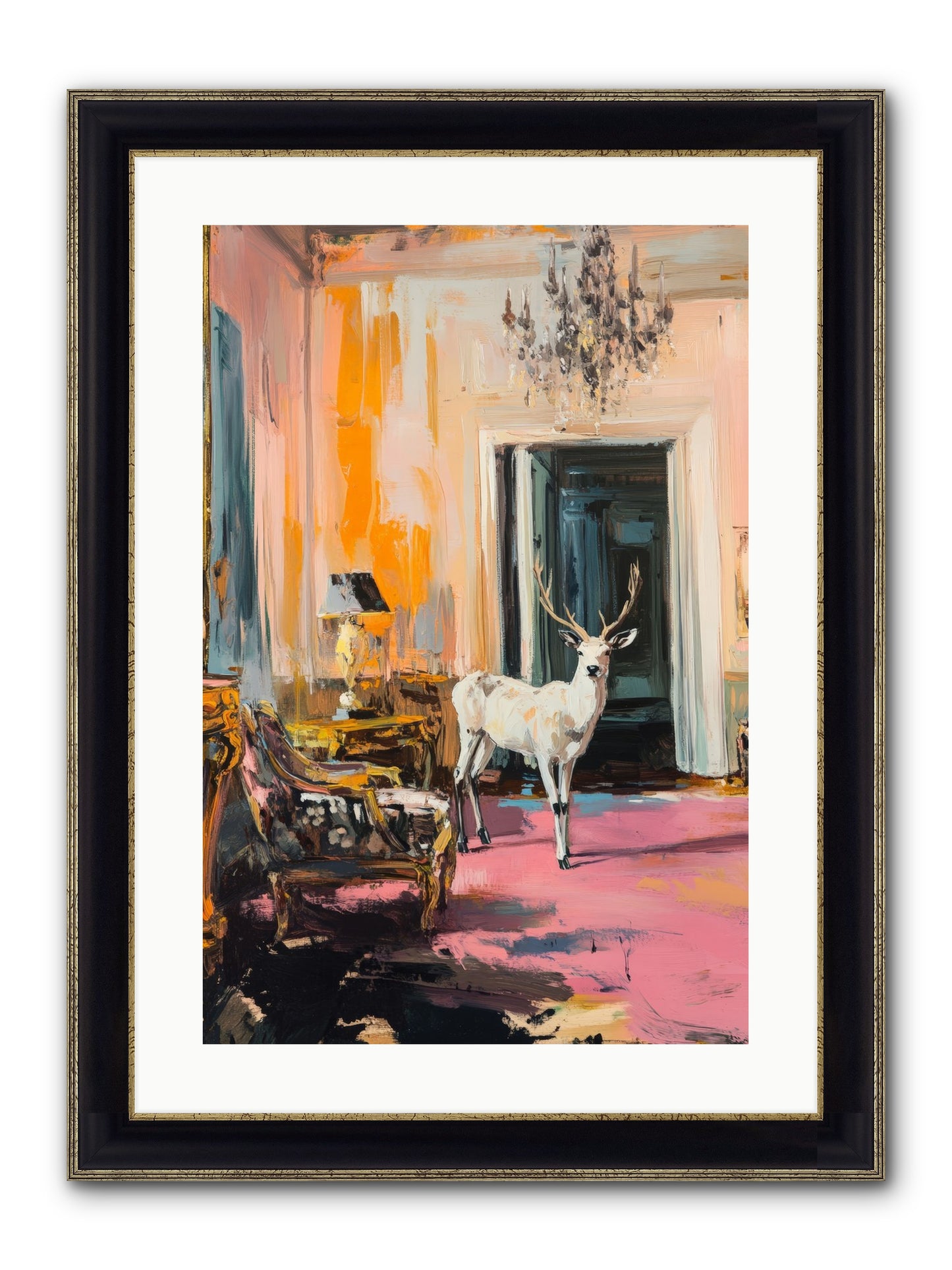 Secrets From The Captain's Quarters Framed Print - Black & Gold 16x24