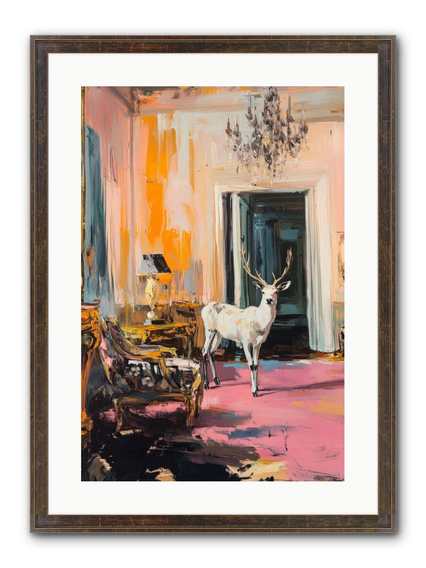 Secrets From The Captain's Quarters Framed Print - Slimwoods Black/Gold 16x24