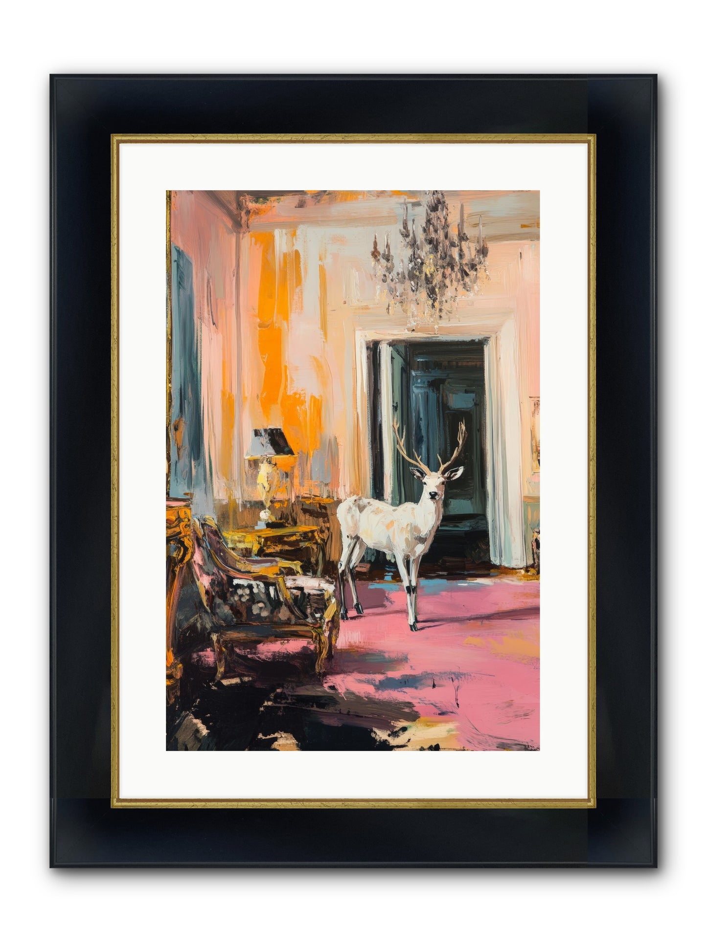 Secrets From The Captain's Quarters Framed Print - Wide Black w/Gold 16x24