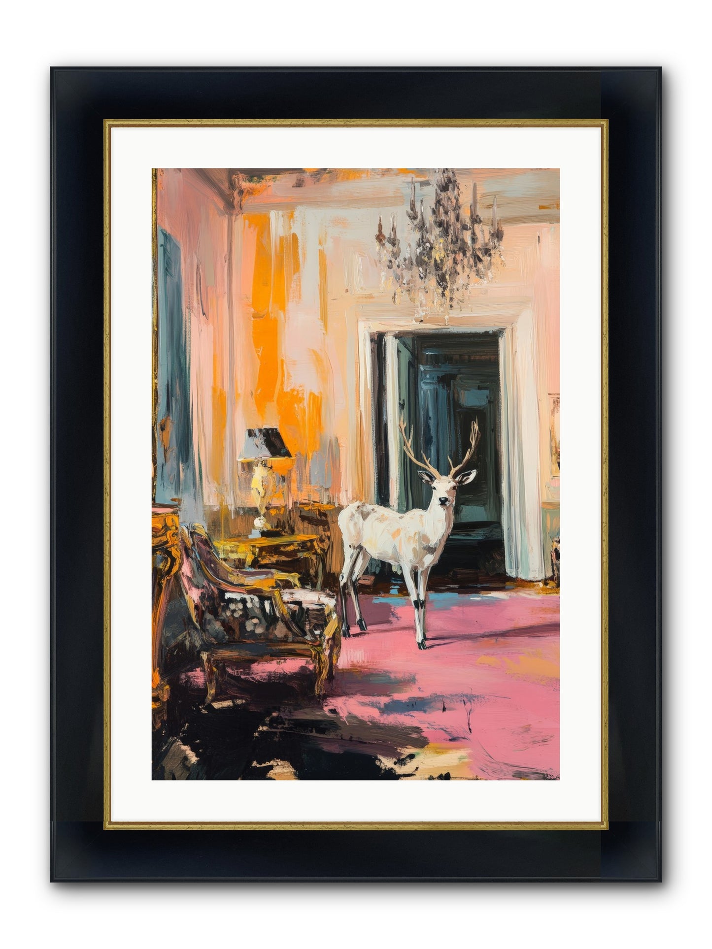 Secrets From The Captain's Quarters Framed Print - Wide Black w/Gold 20x30