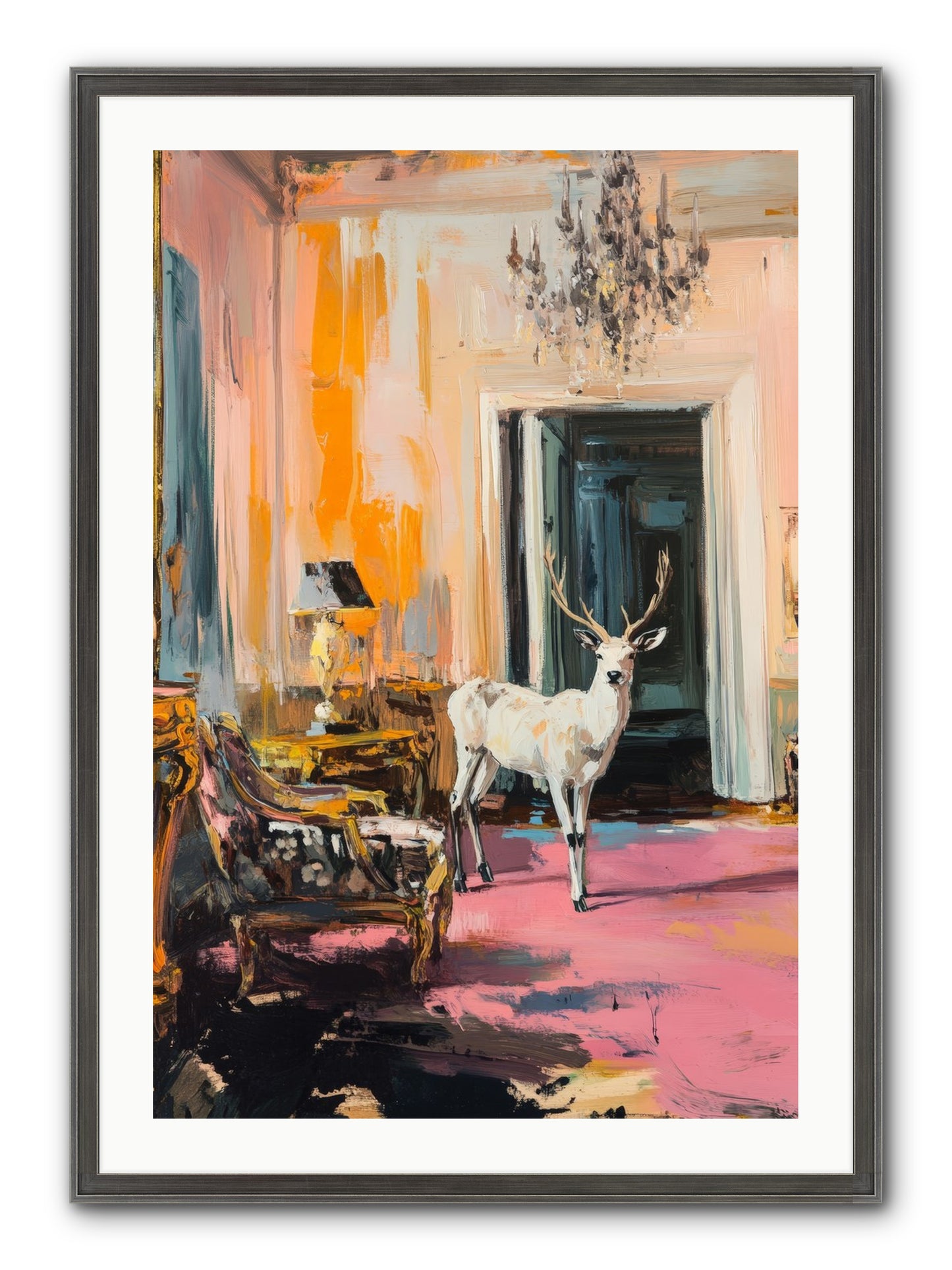 Secrets From The Captain's Quarters Framed Print - Slimwoods Black/Silver 24x36