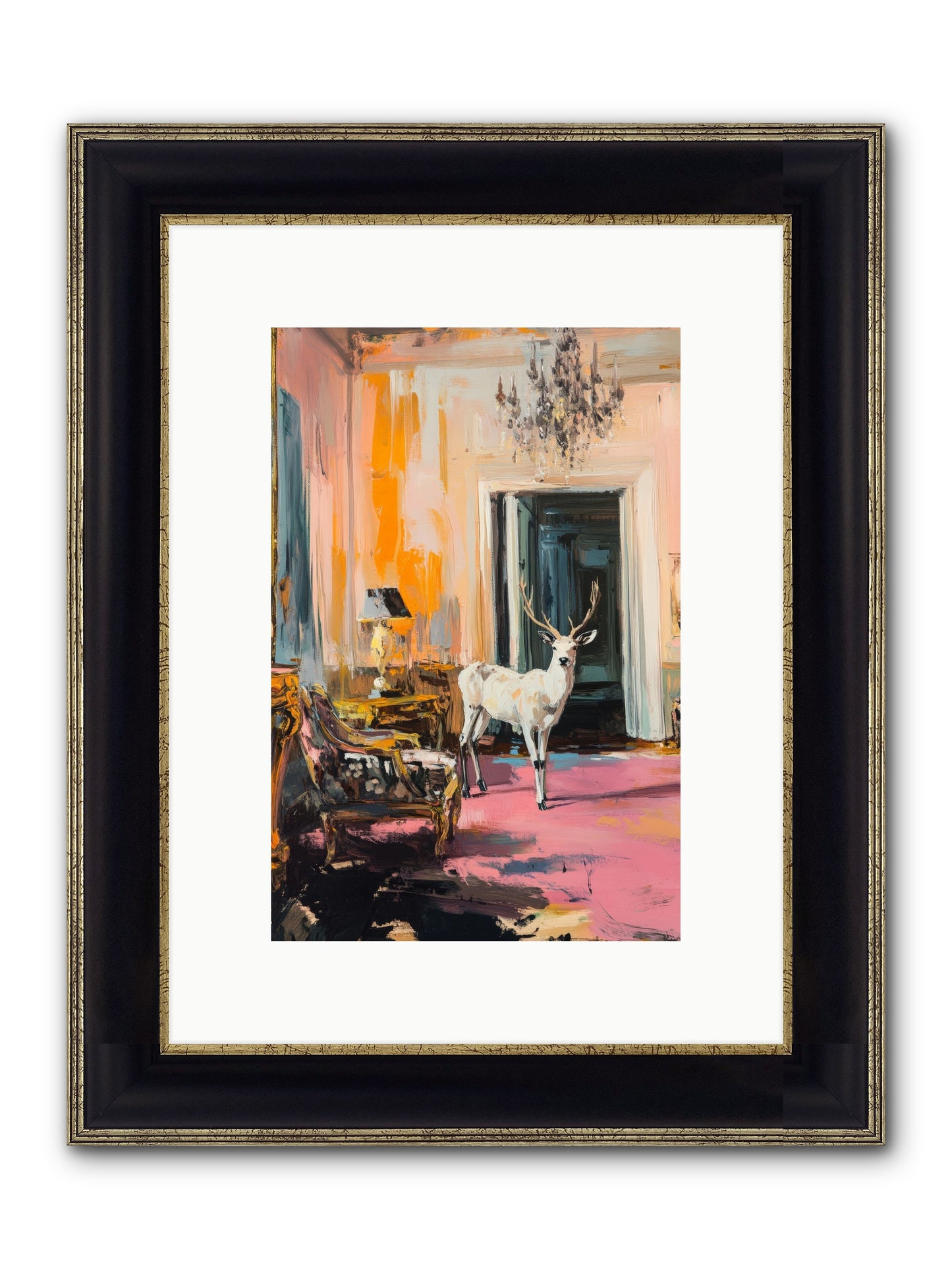 Secrets From The Captain's Quarters Framed Print - Black & Gold 8x12