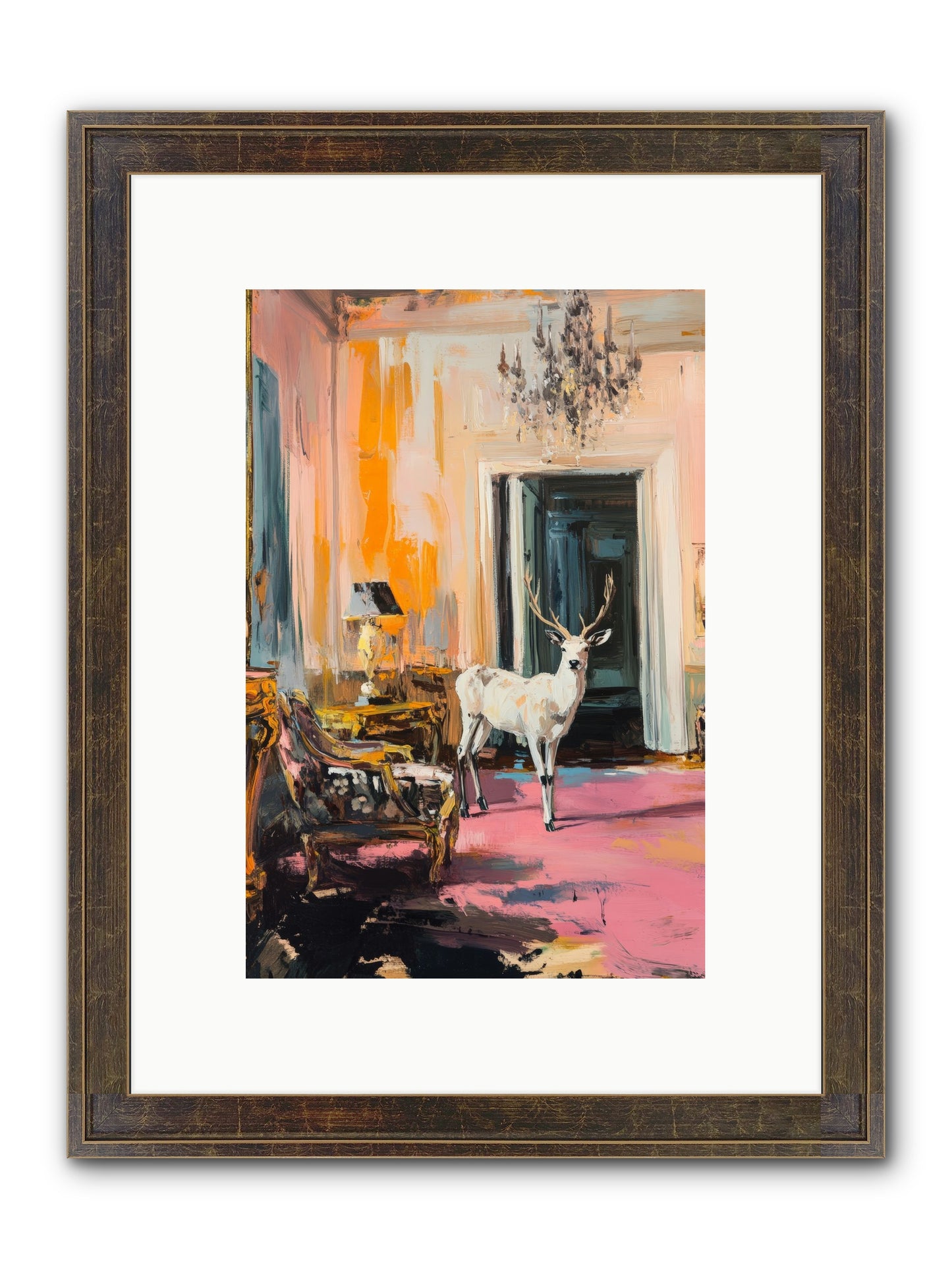 Secrets From The Captain's Quarters Framed Print - Slimwoods Black/Gold 8x12