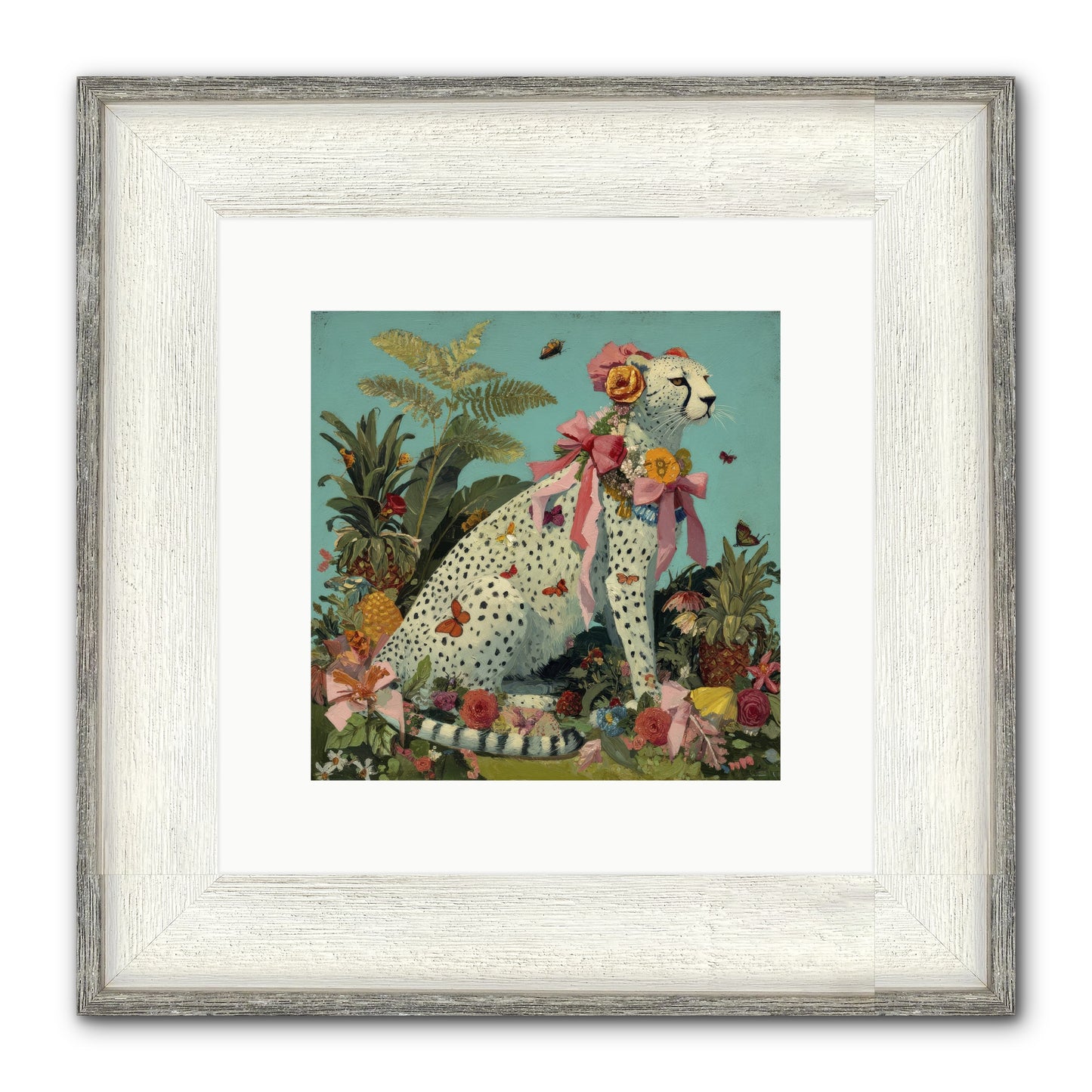 Secrets Of The Dreaming Forest Framed Print - Driftwood White 10x10