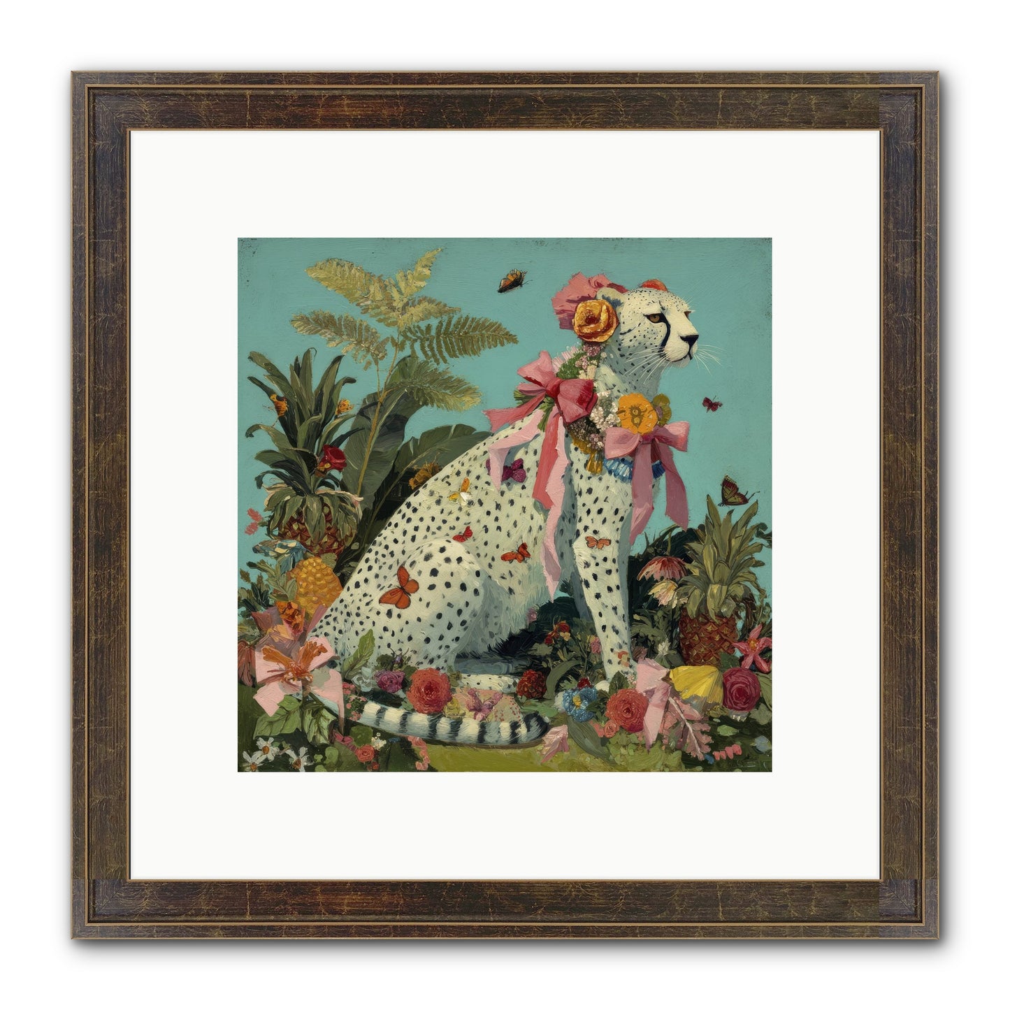 Secrets Of The Dreaming Forest Framed Print - Slimwoods Black/Gold 10x10