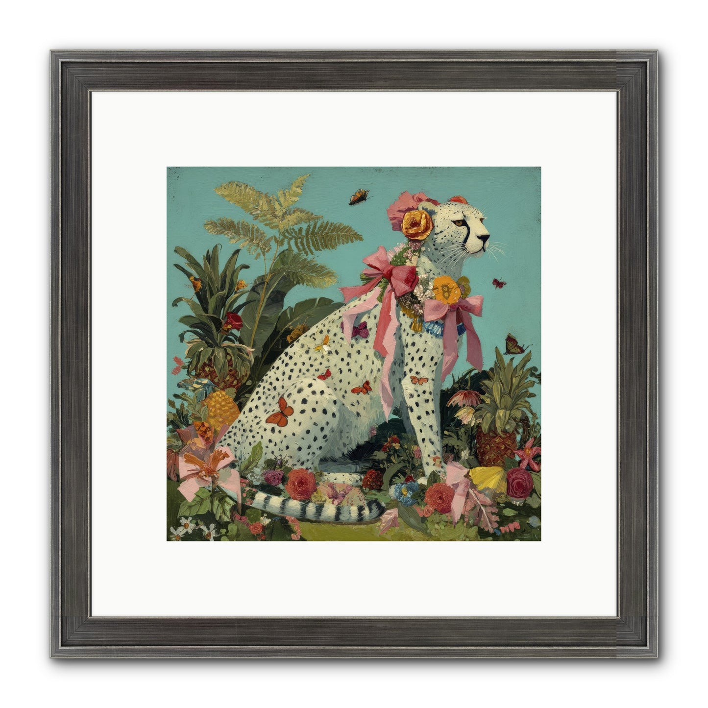 Secrets Of The Dreaming Forest Framed Print - Slimwoods Black/Silver 10x10