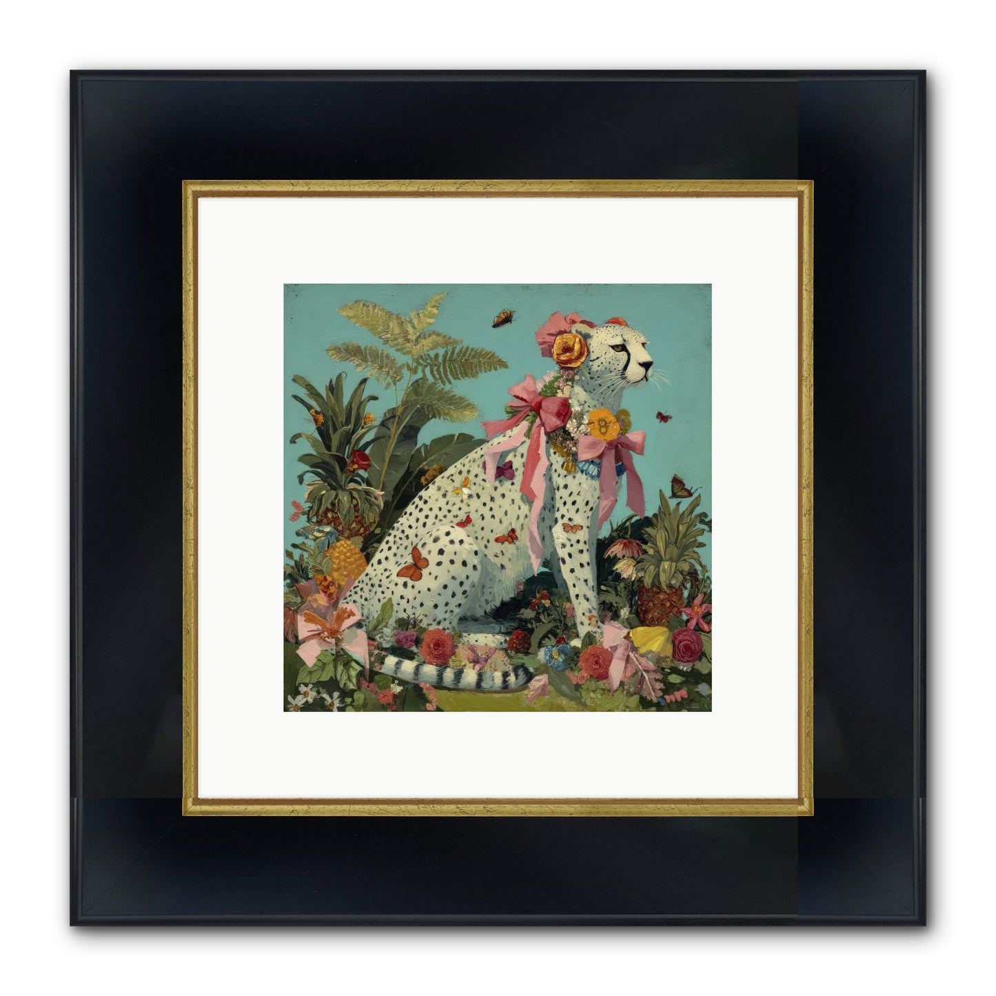 Secrets Of The Dreaming Forest Framed Print - Wide Black w/Gold 10x10
