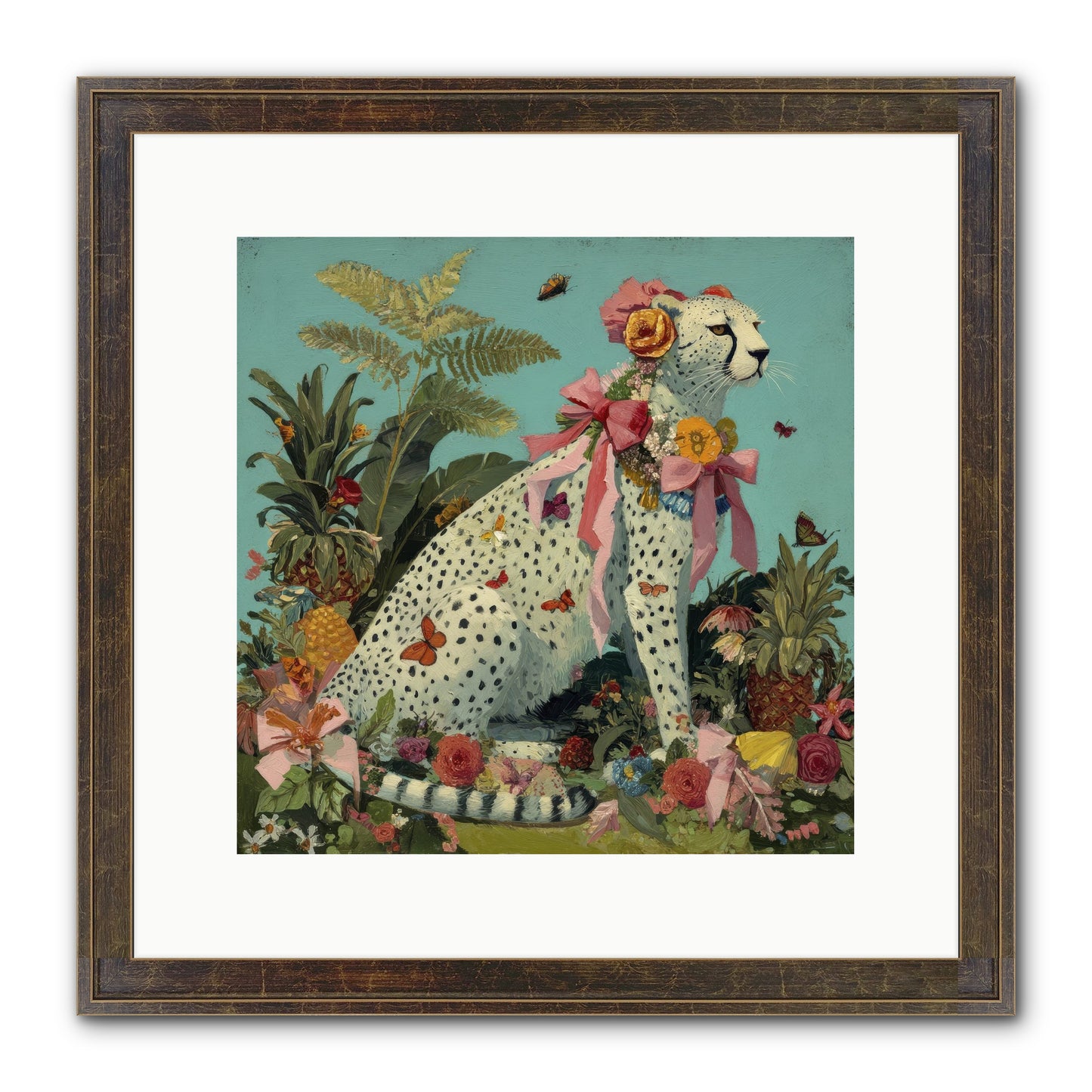 Secrets Of The Dreaming Forest Framed Print - Slimwoods Black/Gold 12x12