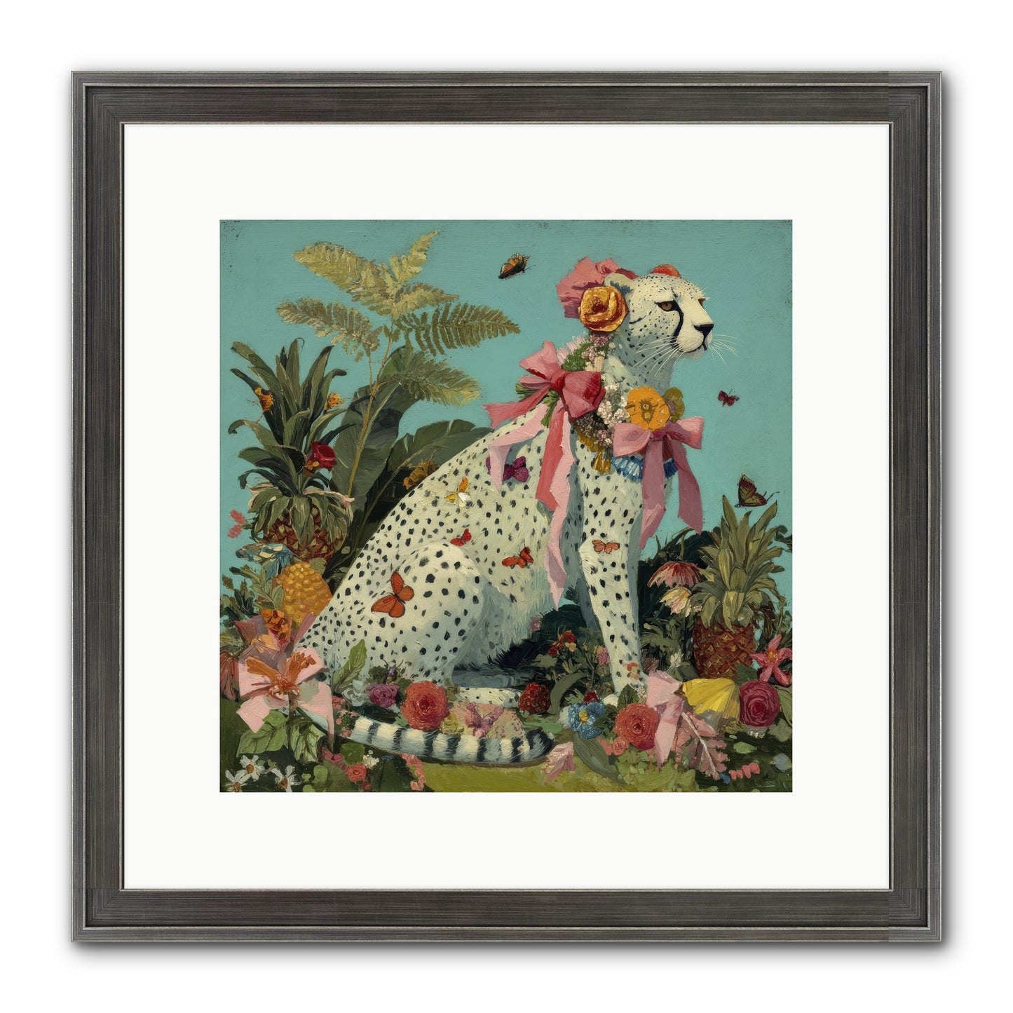 Secrets Of The Dreaming Forest Framed Print - Slimwoods Black/Silver 12x12
