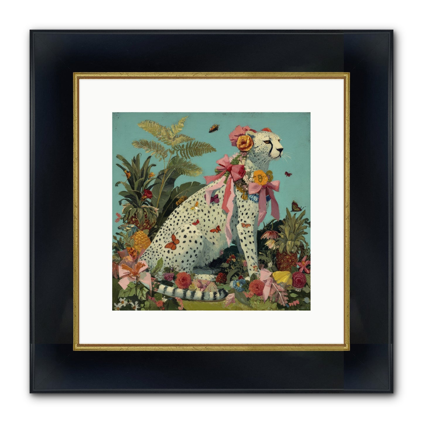 Secrets Of The Dreaming Forest Framed Print - Wide Black w/Gold 12x12