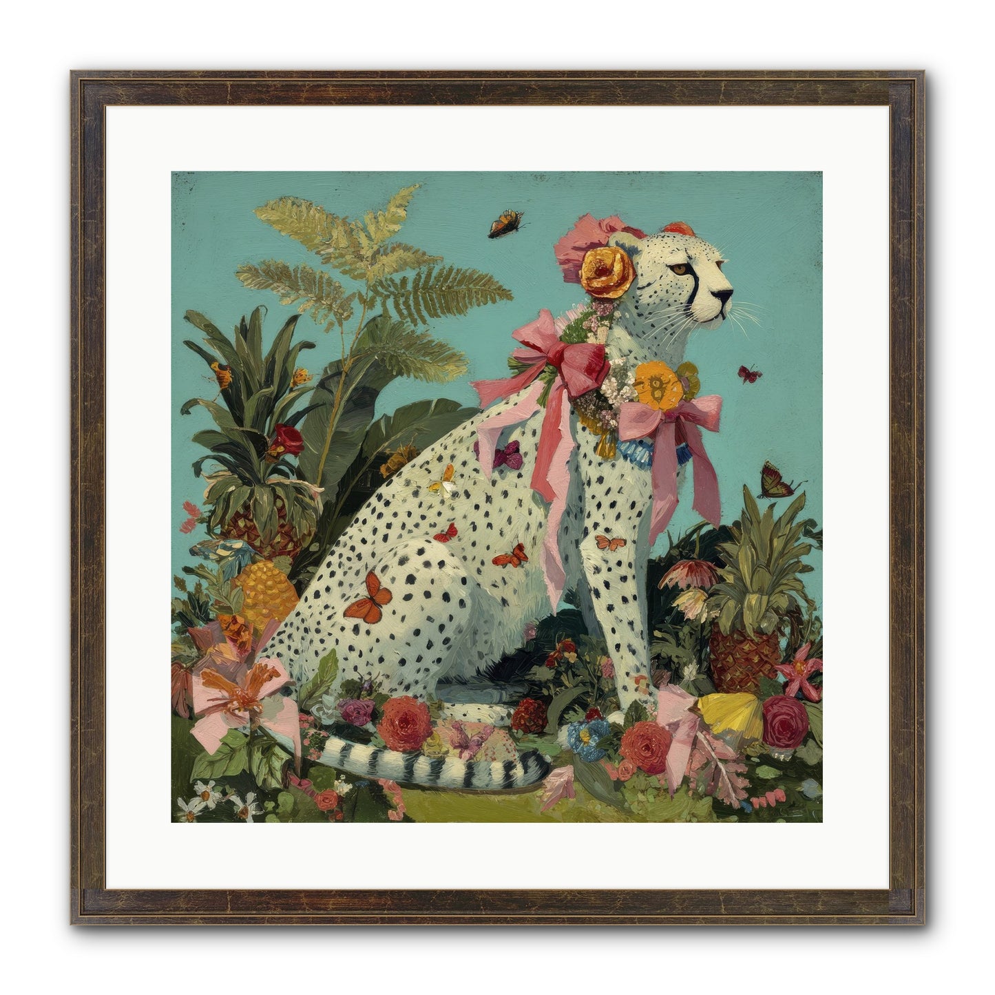 Secrets Of The Dreaming Forest Framed Print - Slimwoods Black/Gold 20x20