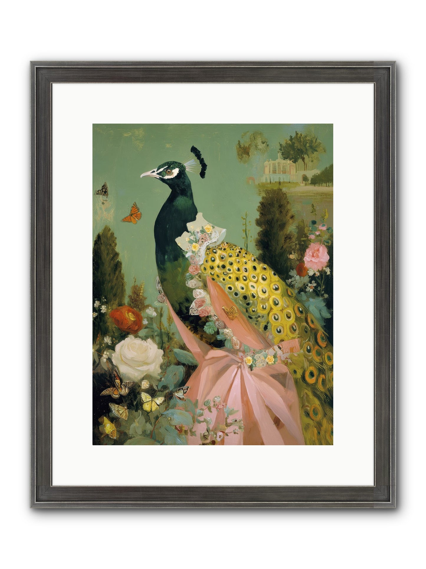 Secrets Of The Evening Bloom Framed Print - Slimwoods Black/Silver 12x16