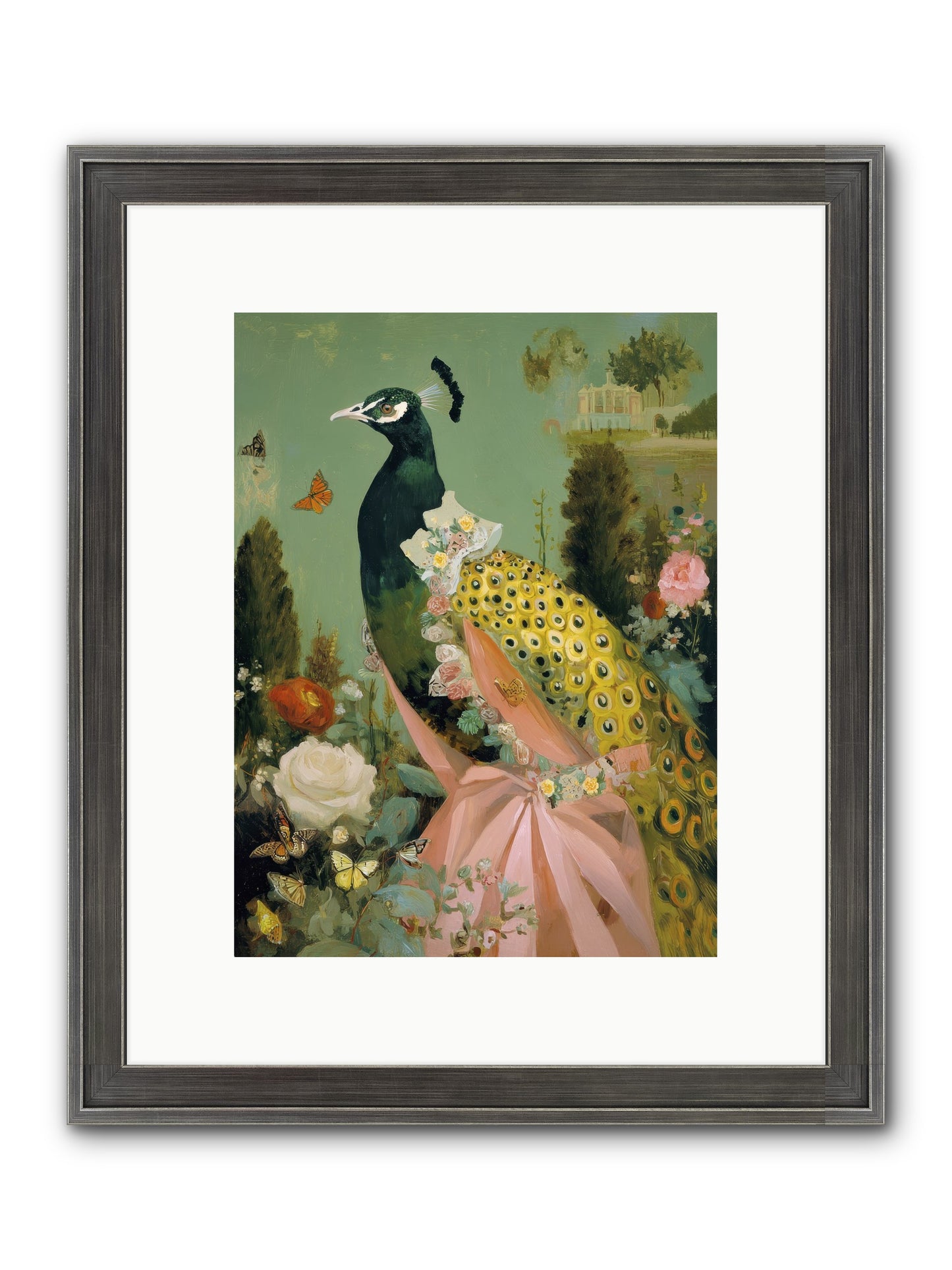 Secrets Of The Evening Bloom Framed Print - Slimwoods Black/Silver 9x12
