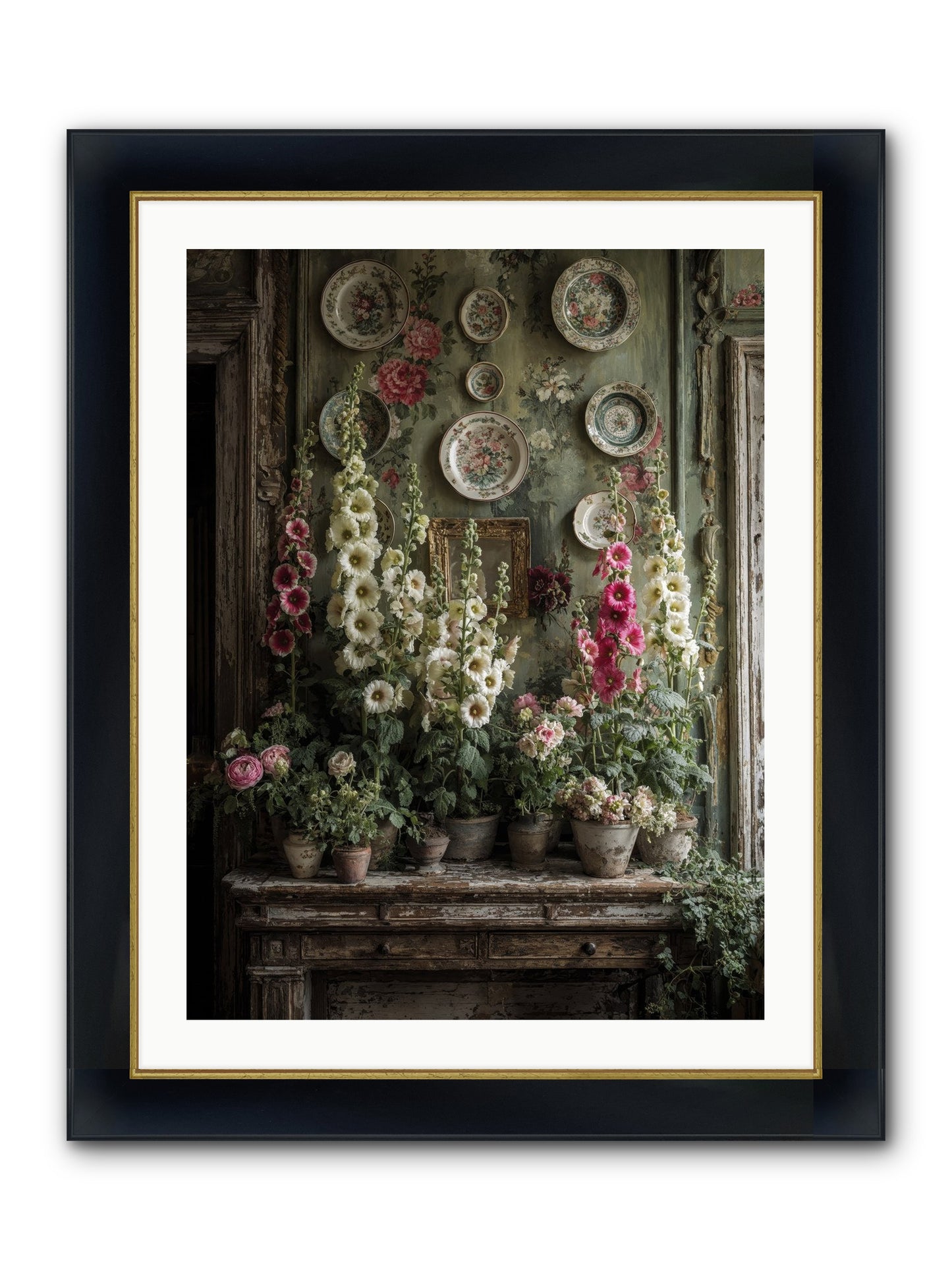 Secrets Of The Summer House Framed Print - Wide Black w/Gold 24x32