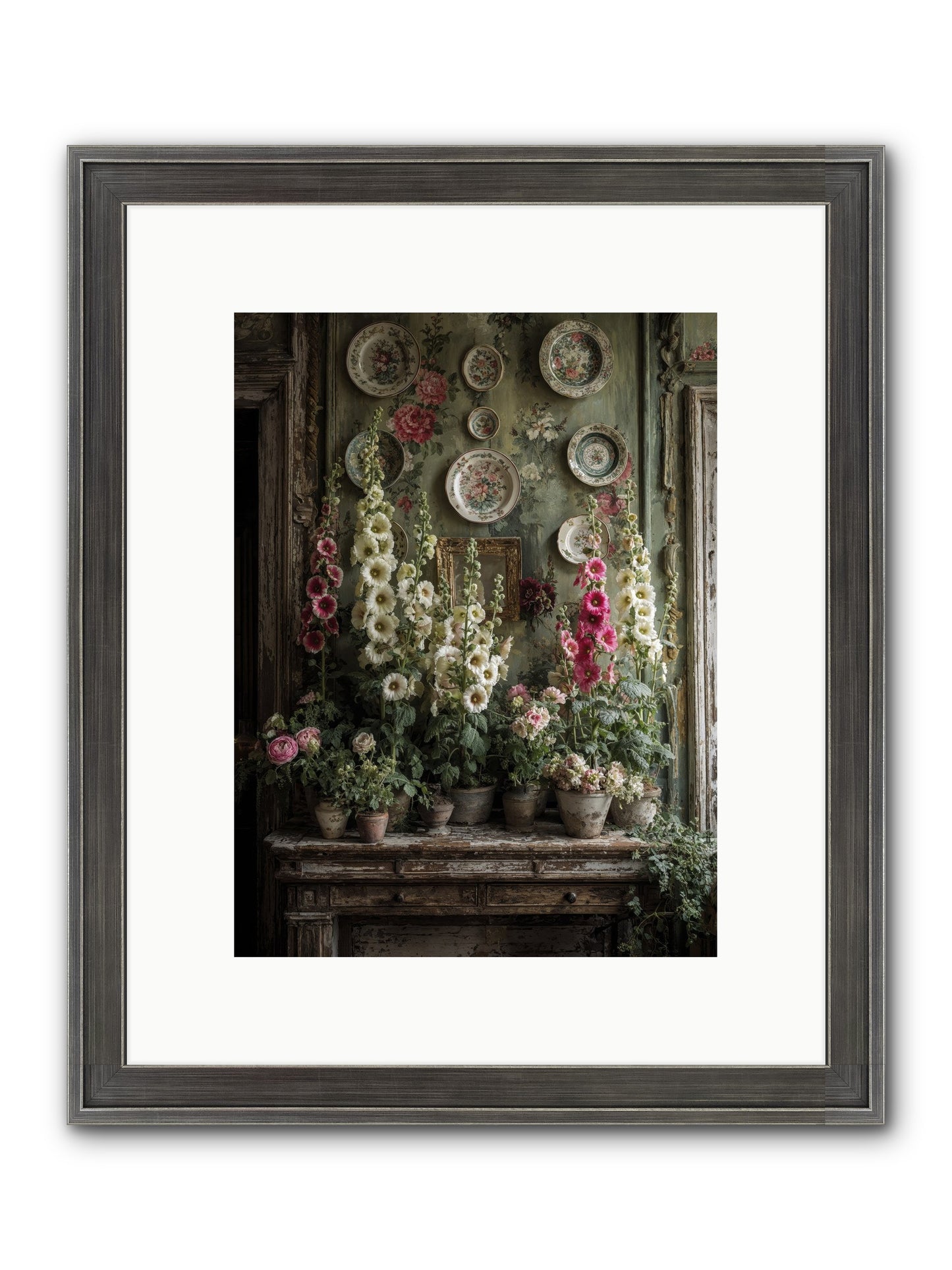 Secrets Of The Summer House Framed Print - Slimwoods Black/Silver 9x12