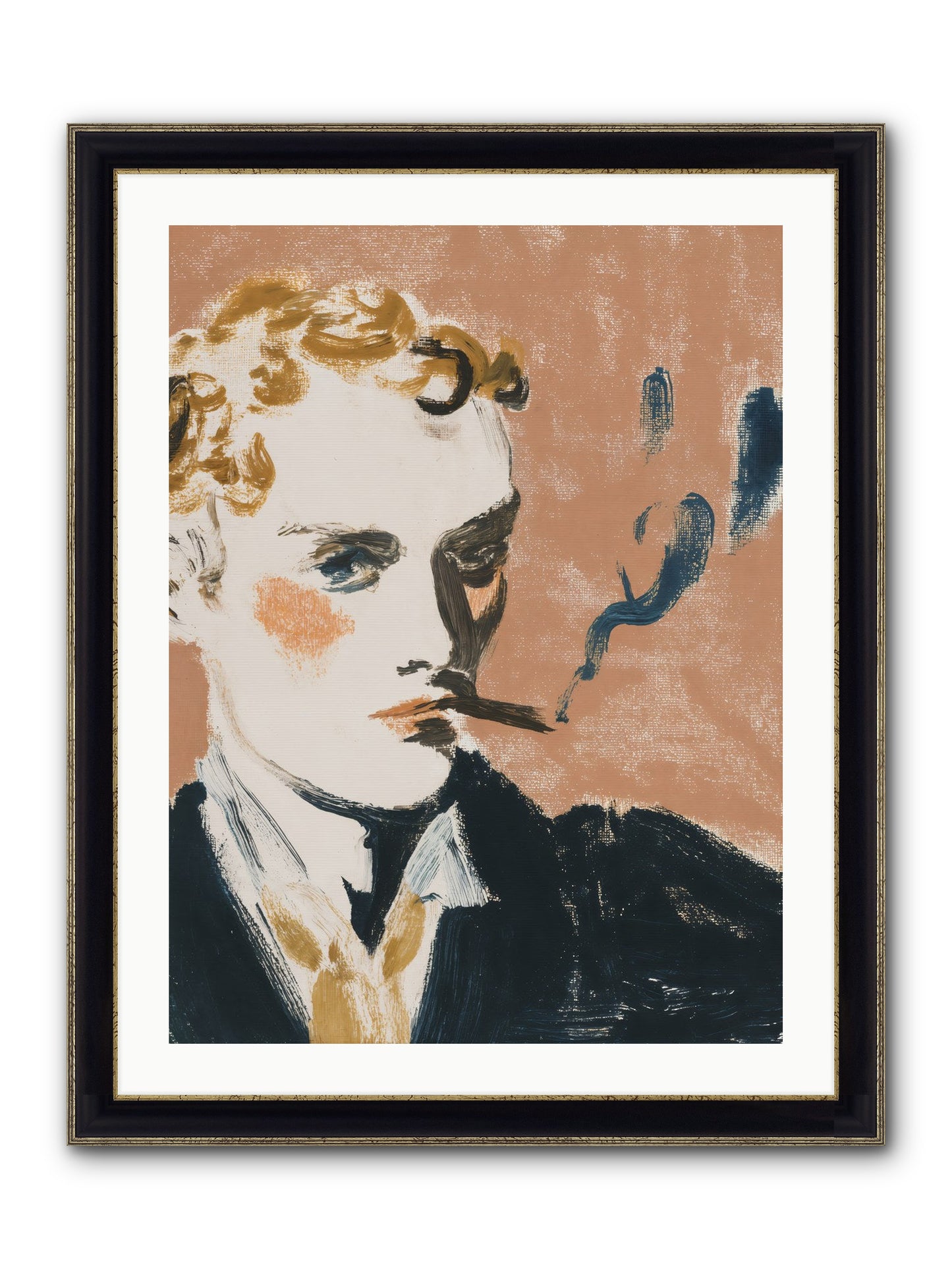 Seeing Is Believing Framed Print - Black & Gold 24x32