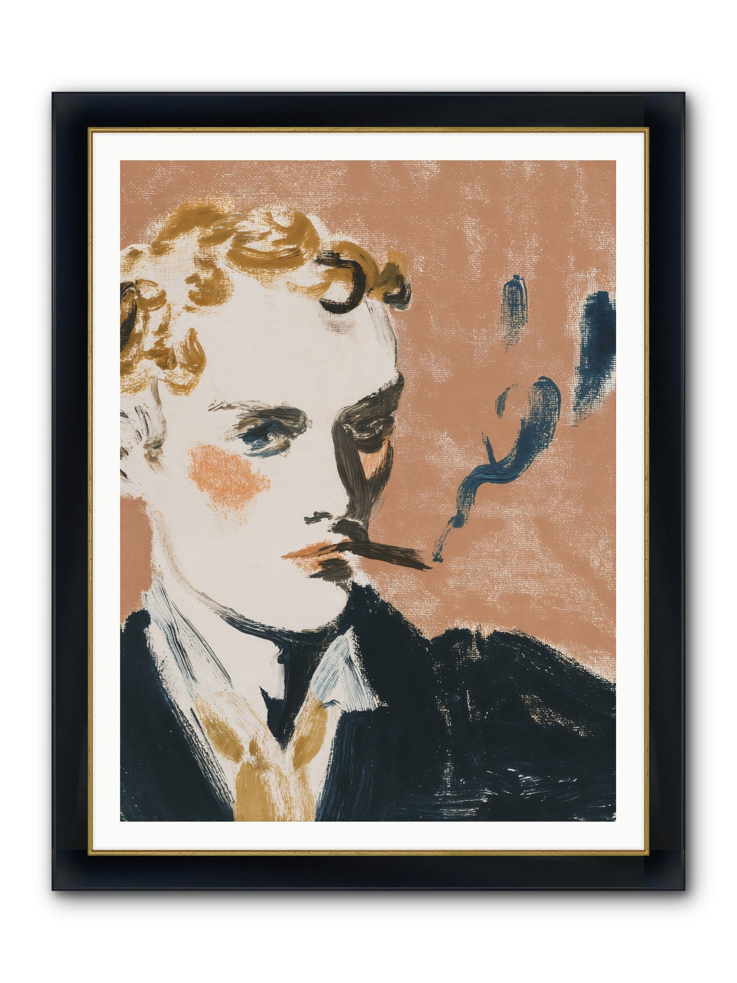 Seeing Is Believing Framed Print - Wide Black w/Gold 36x48