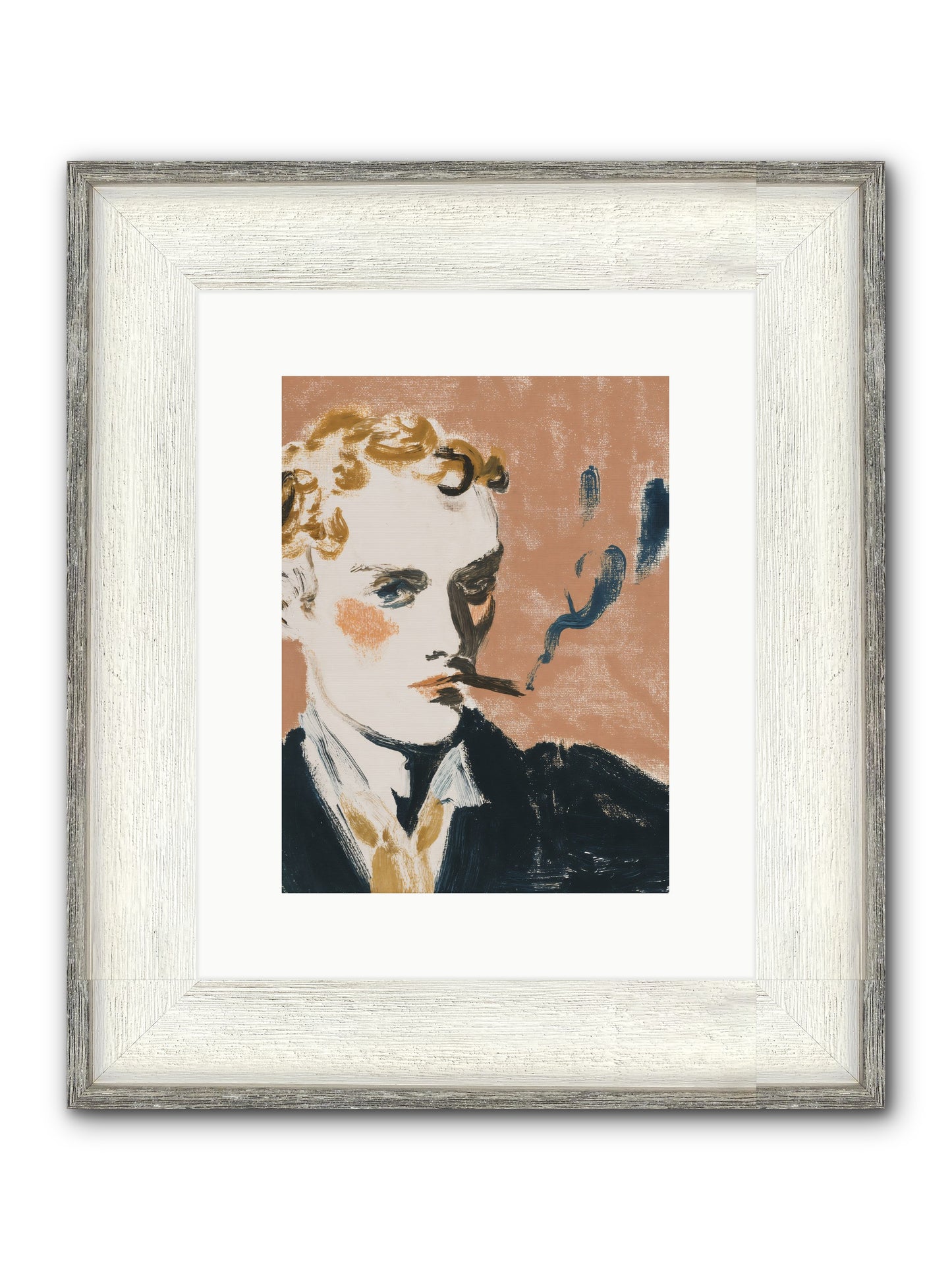 Seeing Is Believing Framed Print - Driftwood White 9x12