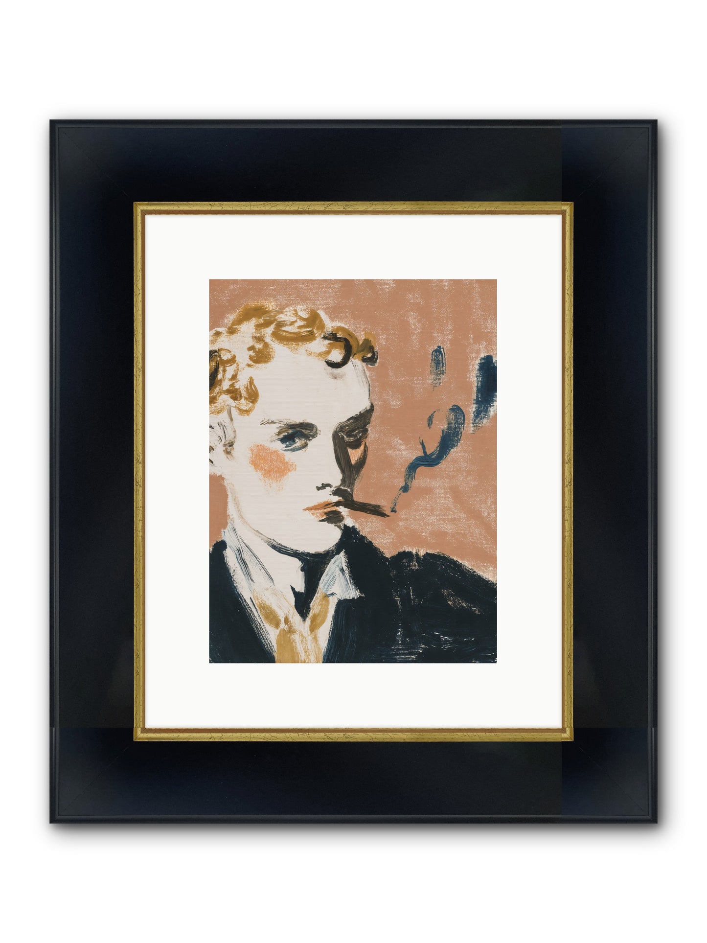 Seeing Is Believing Framed Print - Wide Black w/Gold 9x12
