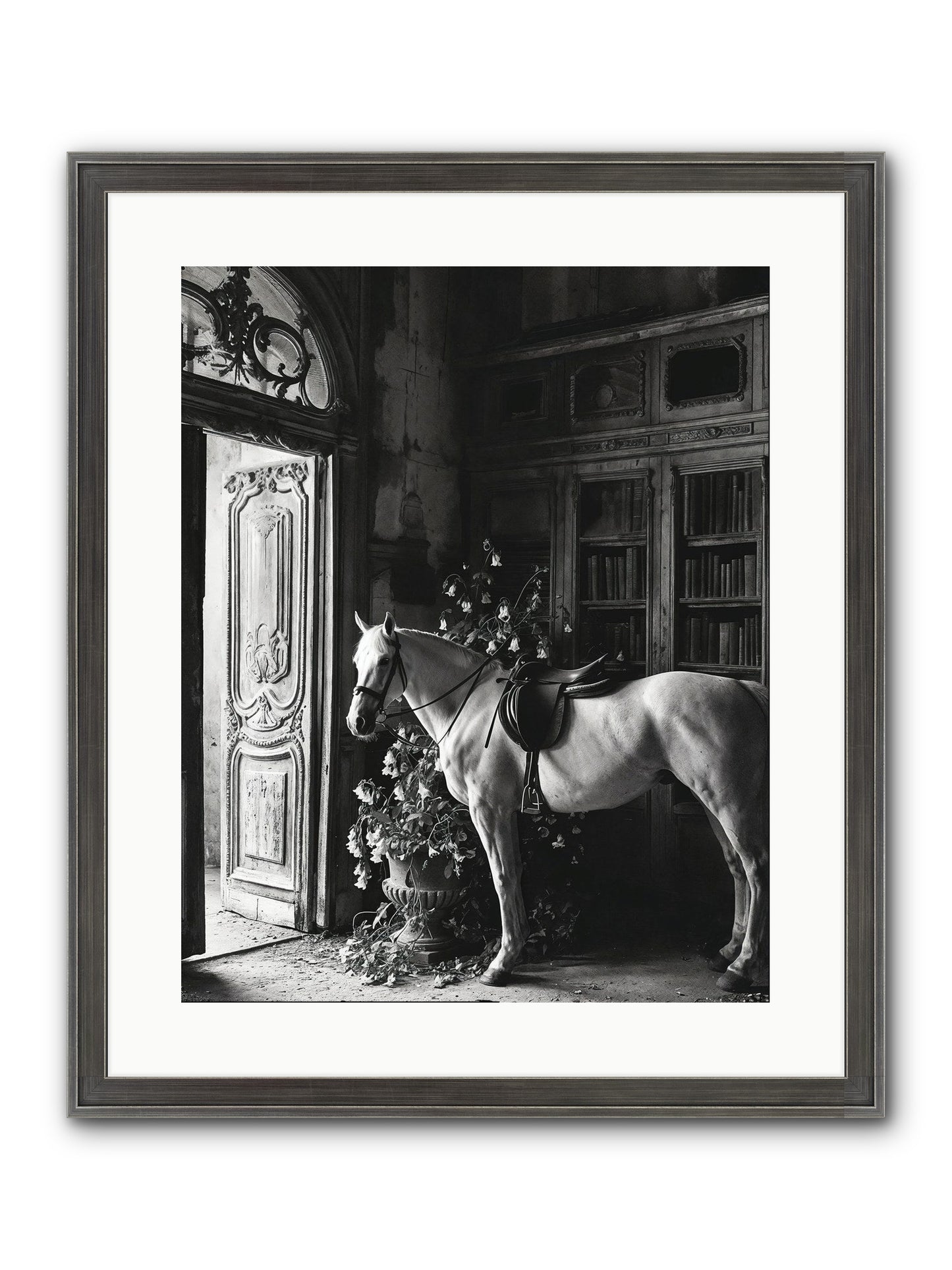 Seldomly Silent Framed Print - Slimwoods Black/Silver 16x20