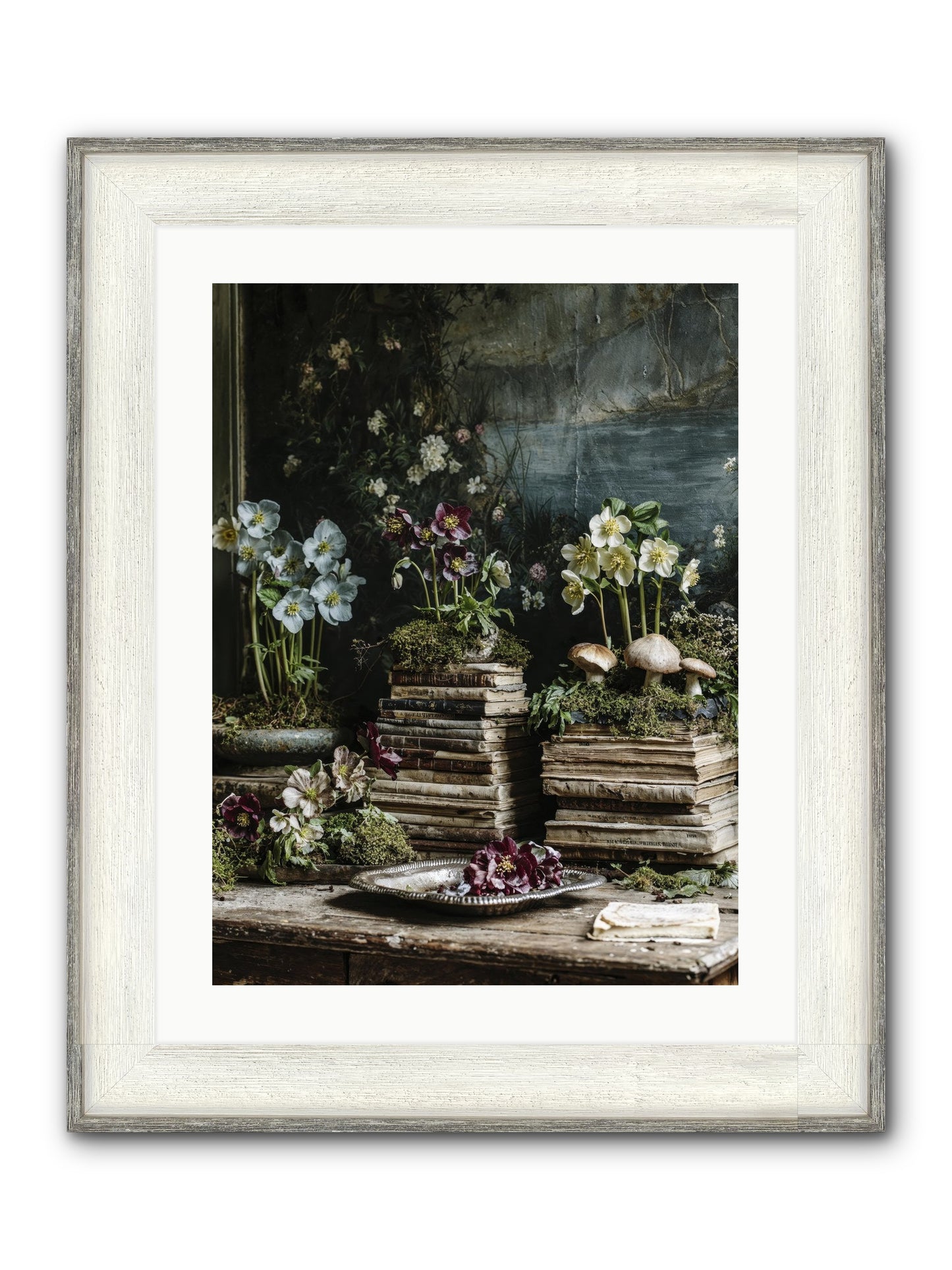 Seraphina Framed Print - Driftwood White 18x24