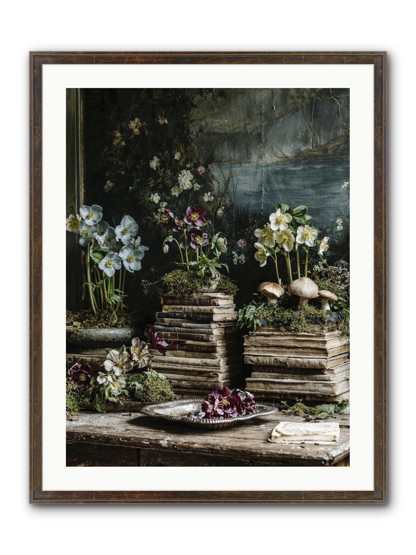 Seraphina Framed Print - Slimwoods Black/Gold 24x32