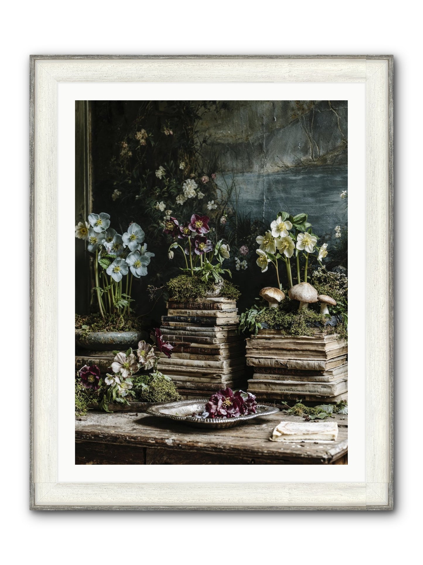 Seraphina Framed Print - Driftwood White 30x40