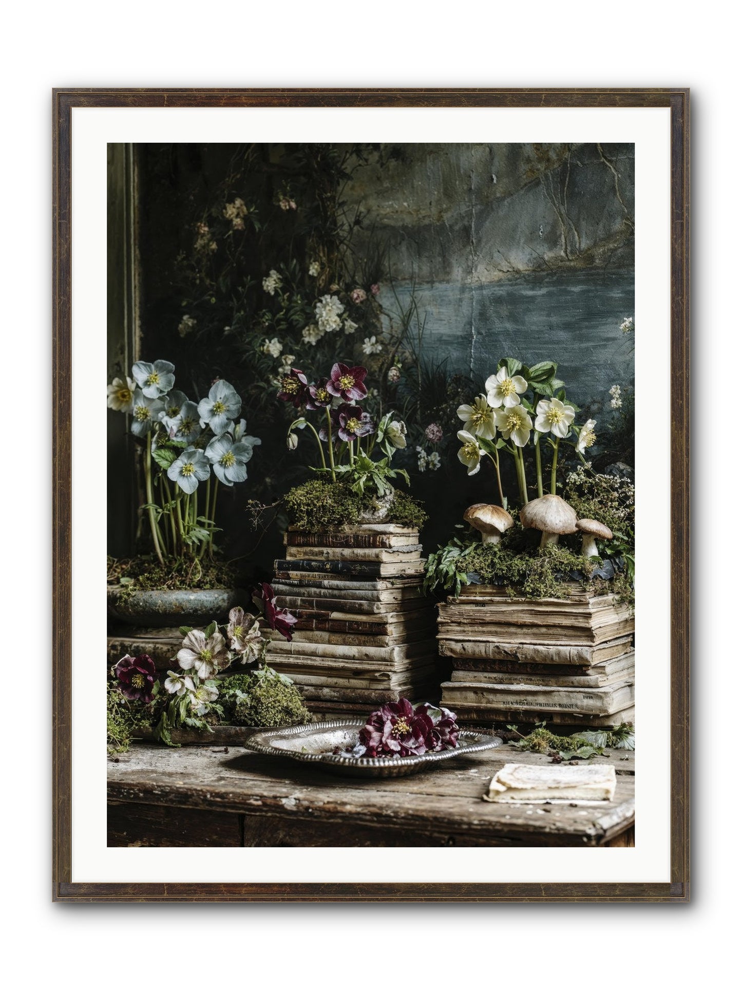 Seraphina Framed Print - Slimwoods Black/Gold 30x40