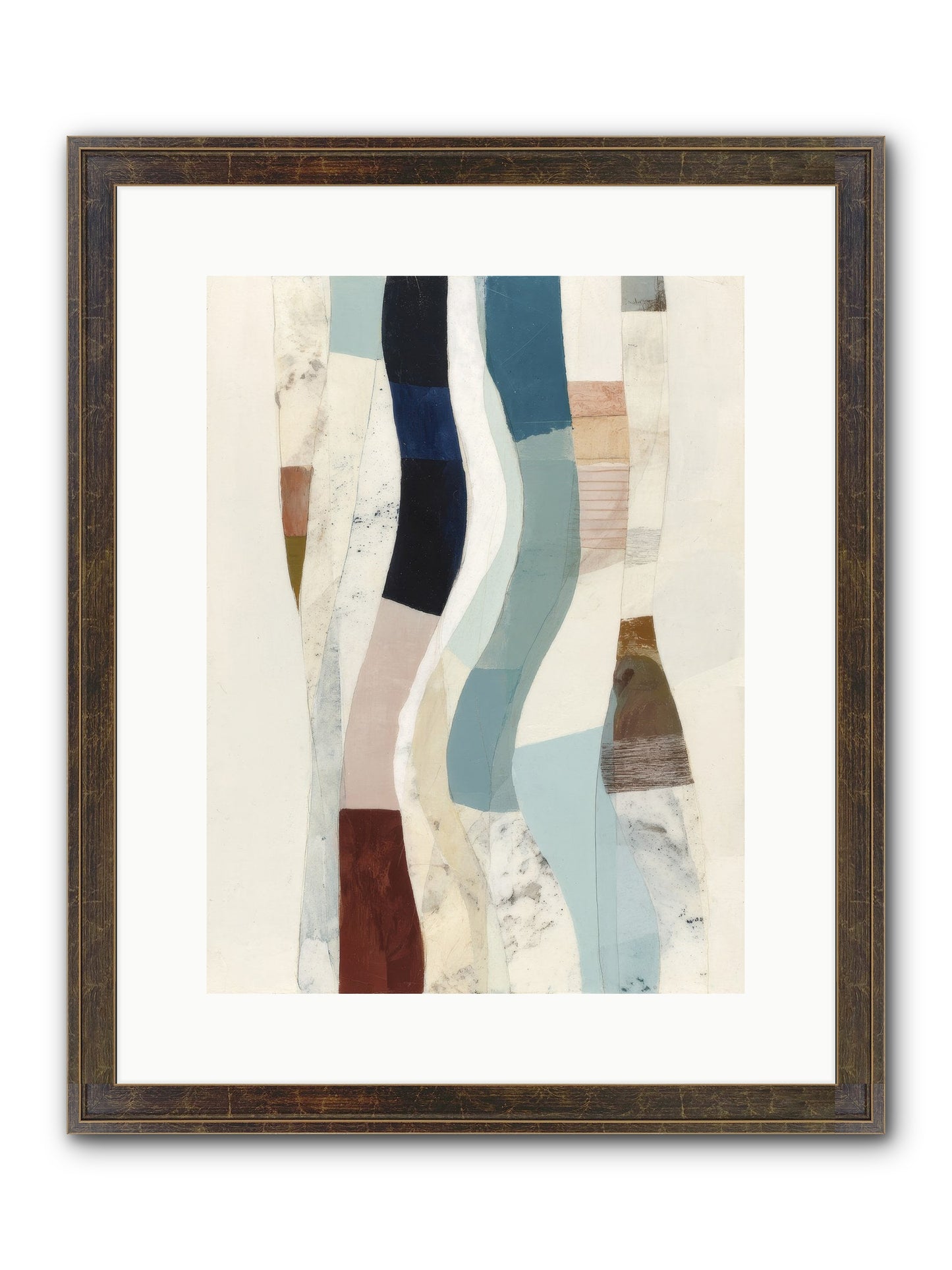 Serein Framed Print - Slimwoods Black/Gold 12x16