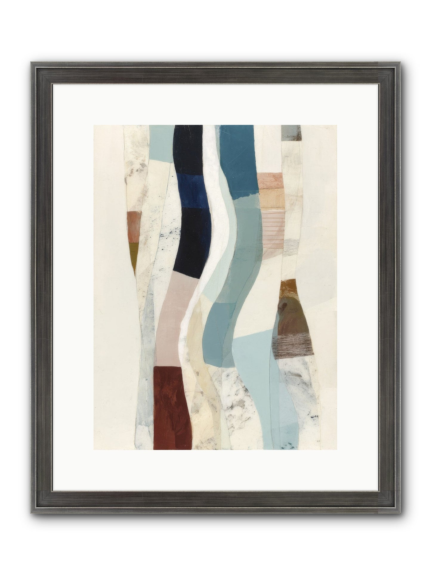 Serein Framed Print - Slimwoods Black/Silver 12x16