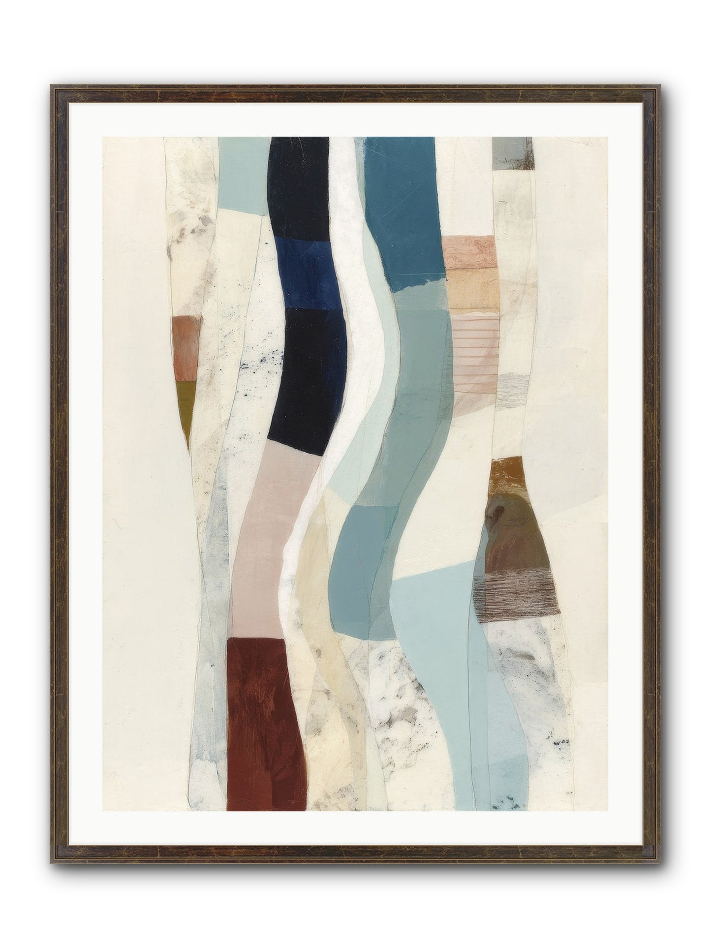 Serein Framed Print - Slimwoods Black/Gold 30x40