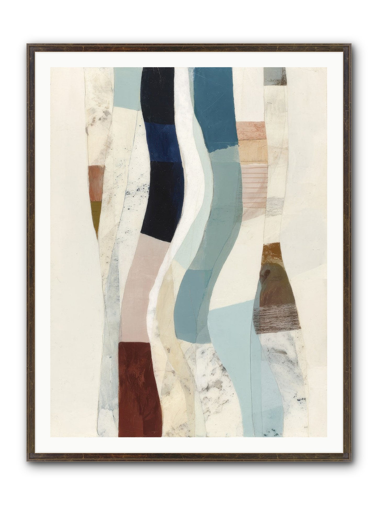 Serein Framed Print - Slimwoods Black/Gold 36x48