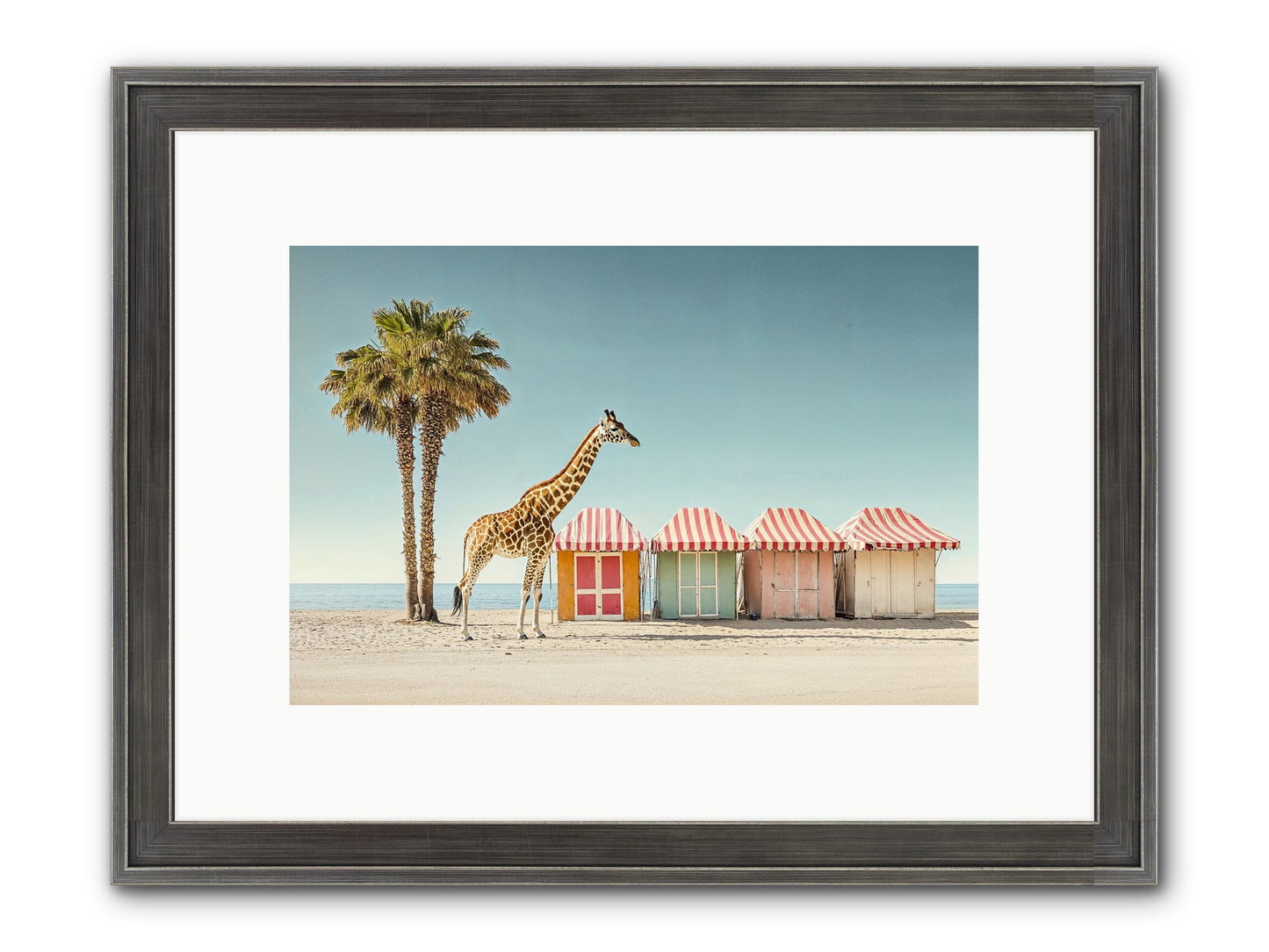 Serendipitous Travels Framed Print - Slimwoods Black/Silver 12x8