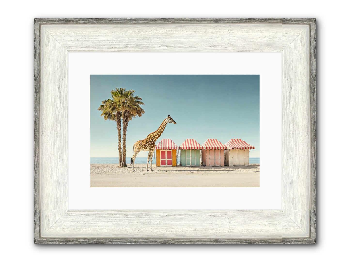 Serendipitous Travels Framed Print - Driftwood White 15x10