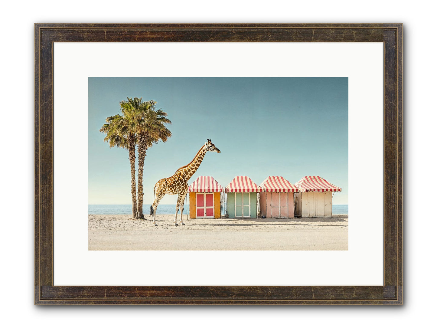 Serendipitous Travels Framed Print - Slimwoods Black/Gold 15x10