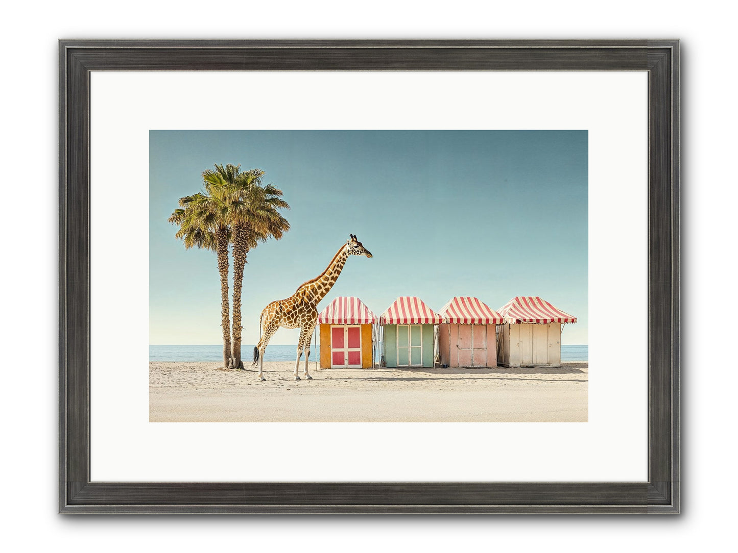 Serendipitous Travels Framed Print - Slimwoods Black/Silver 15x10