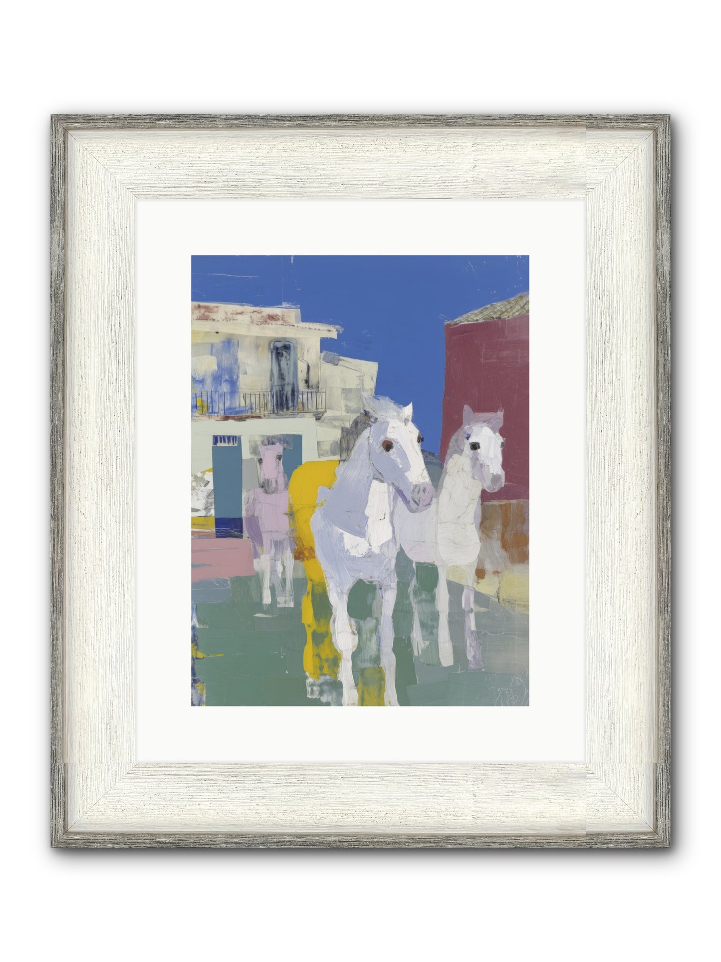Serendipity Framed Print - Driftwood White 12x16