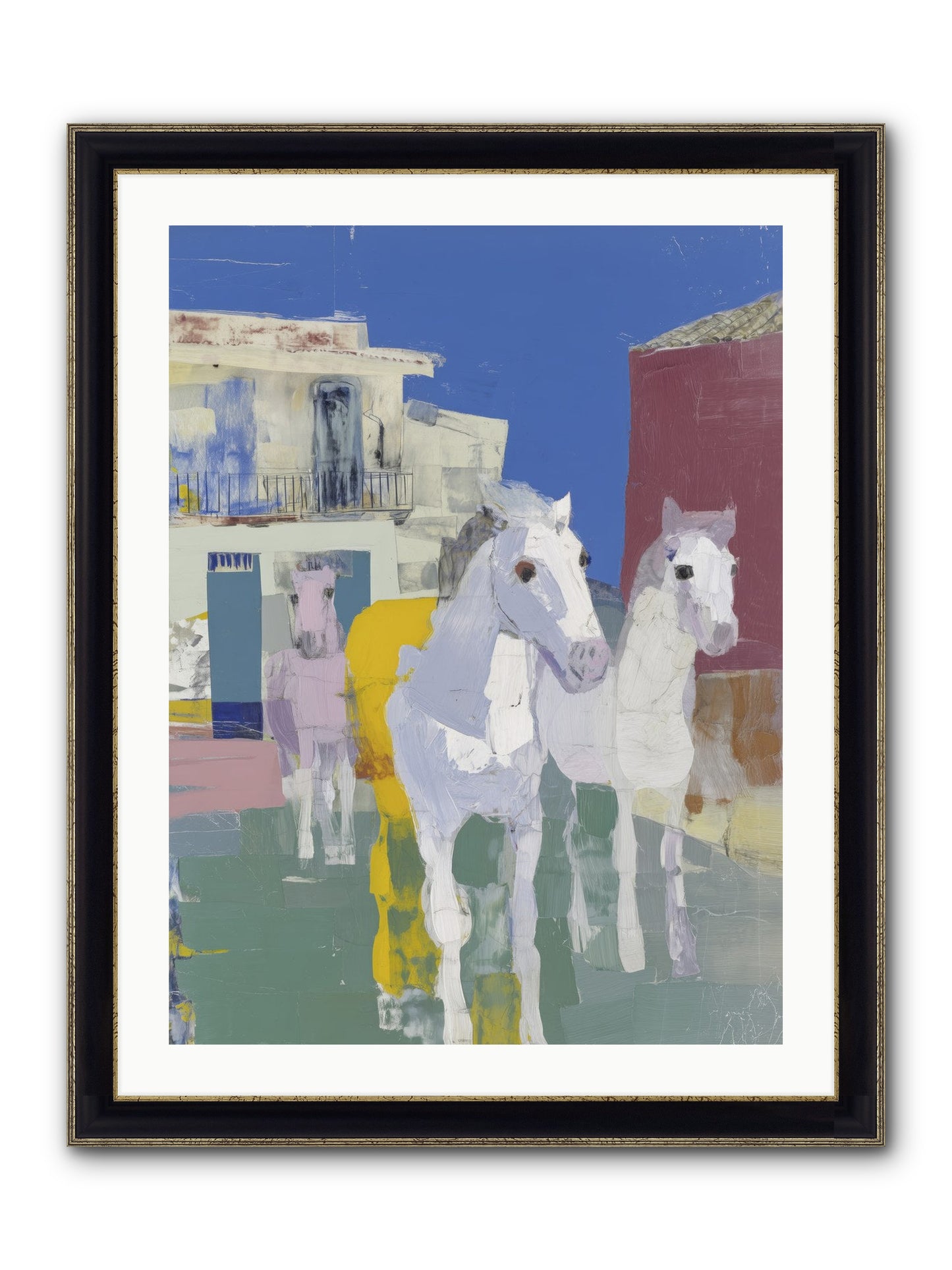 Serendipity Framed Print - Black & Gold 24x32