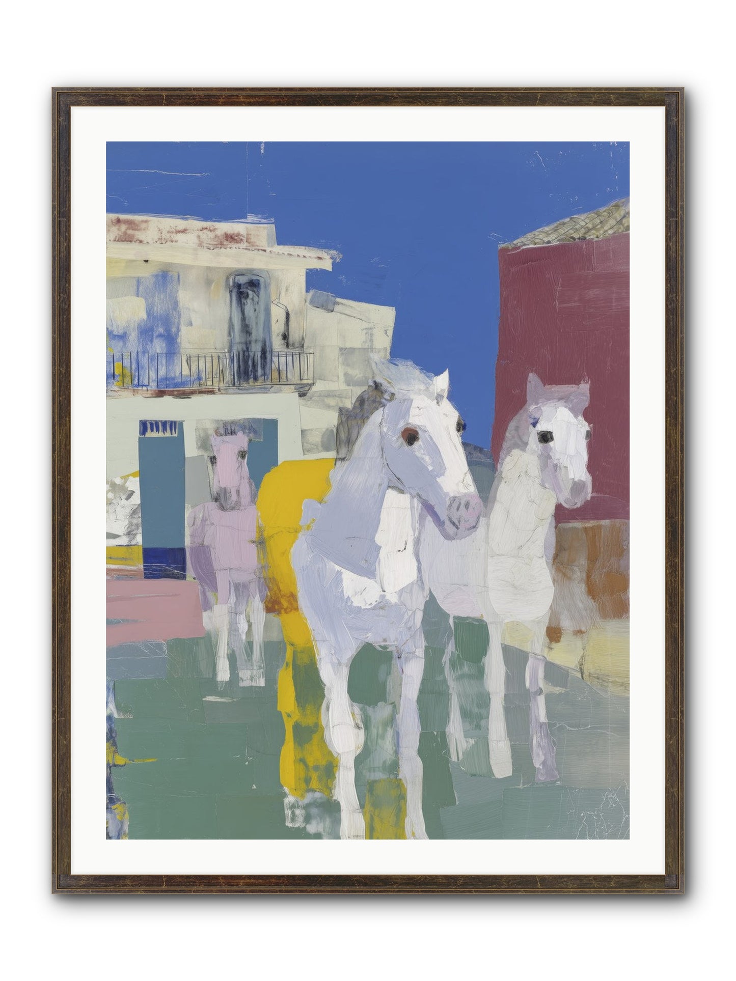 Serendipity Framed Print - Slimwoods Black/Gold 30x40