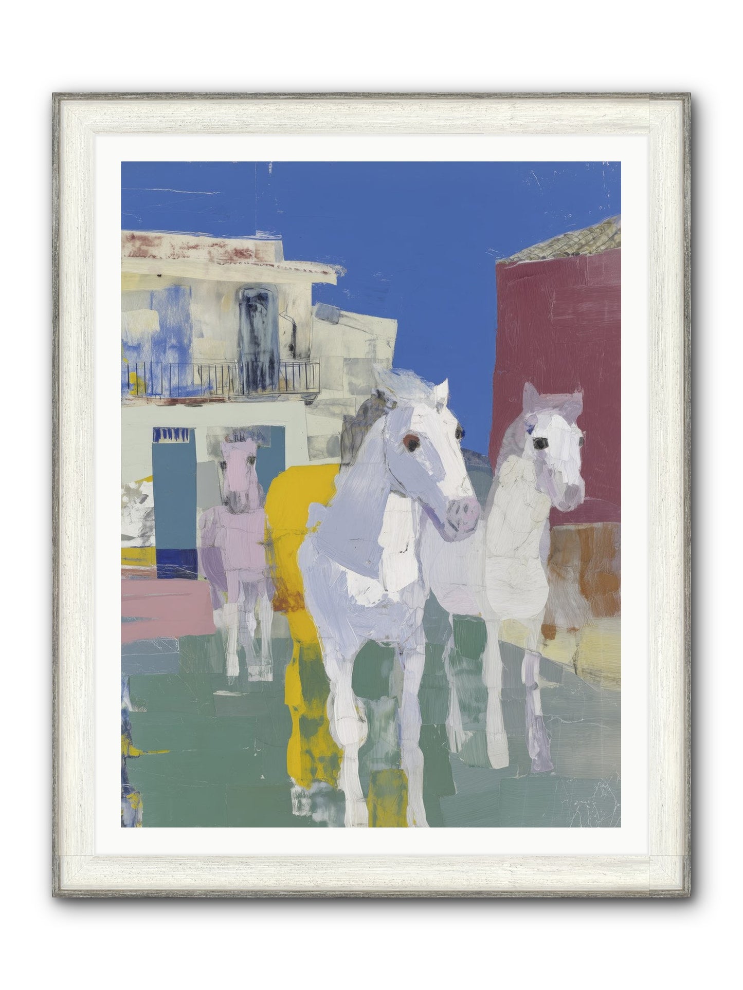 Serendipity Framed Print - Driftwood White 36x48