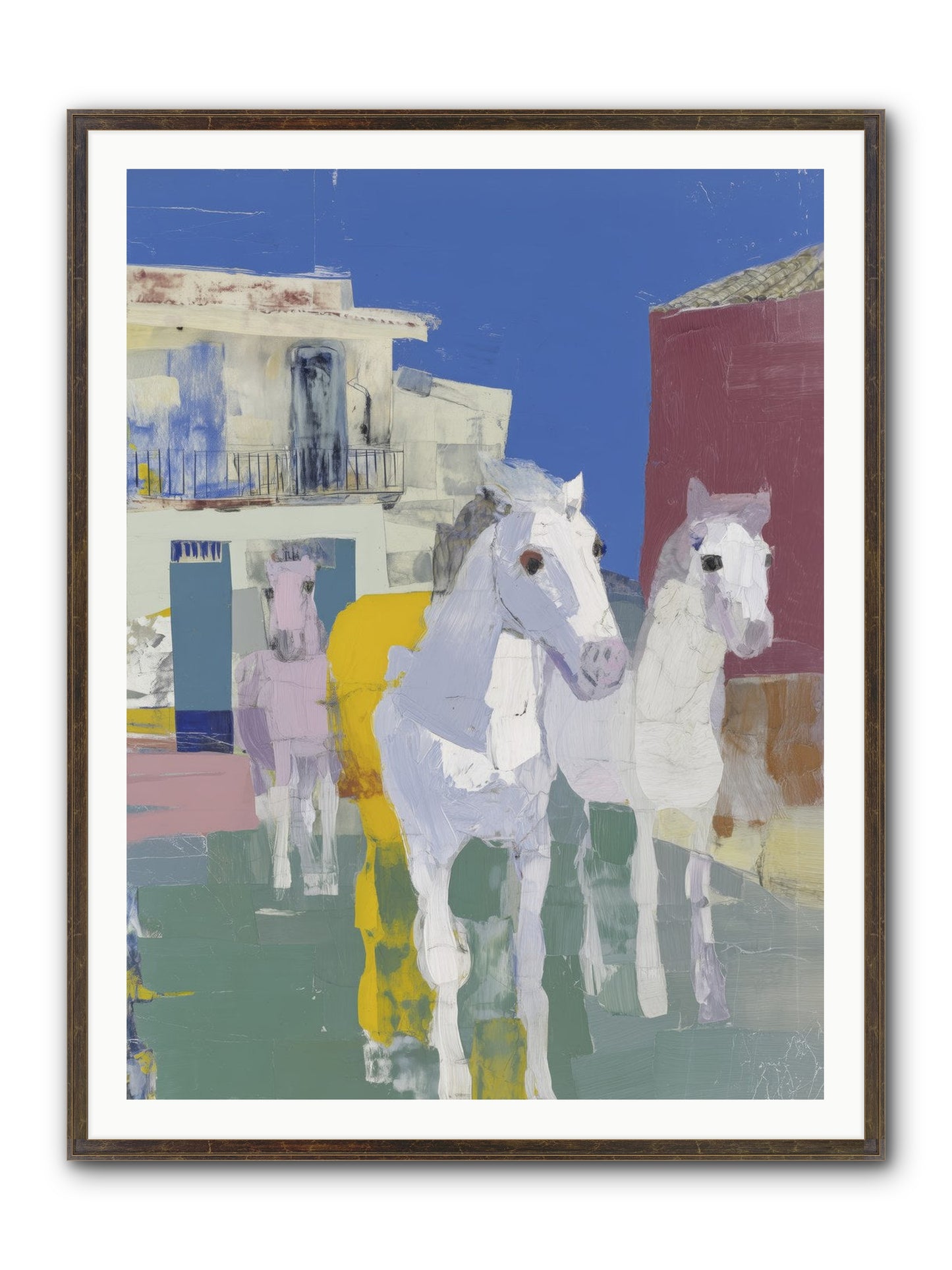 Serendipity Framed Print - Slimwoods Black/Gold 36x48