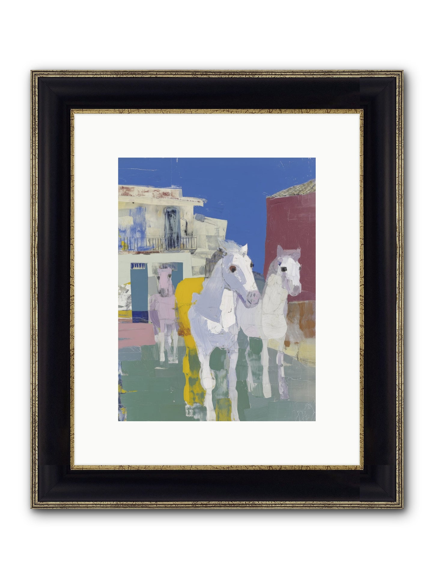 Serendipity Framed Print - Black & Gold 9x12