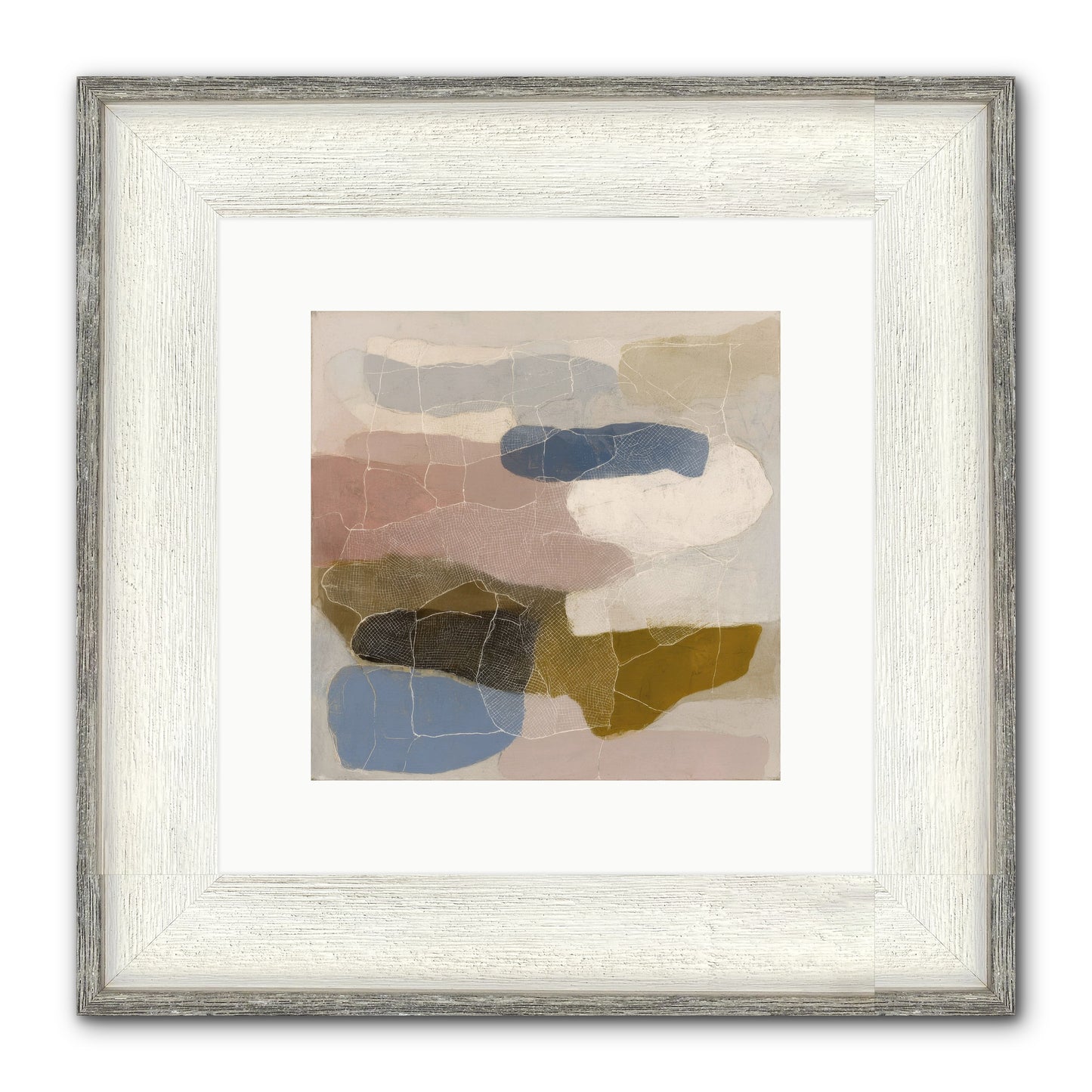 Serene Framed Print - Driftwood White 10x10